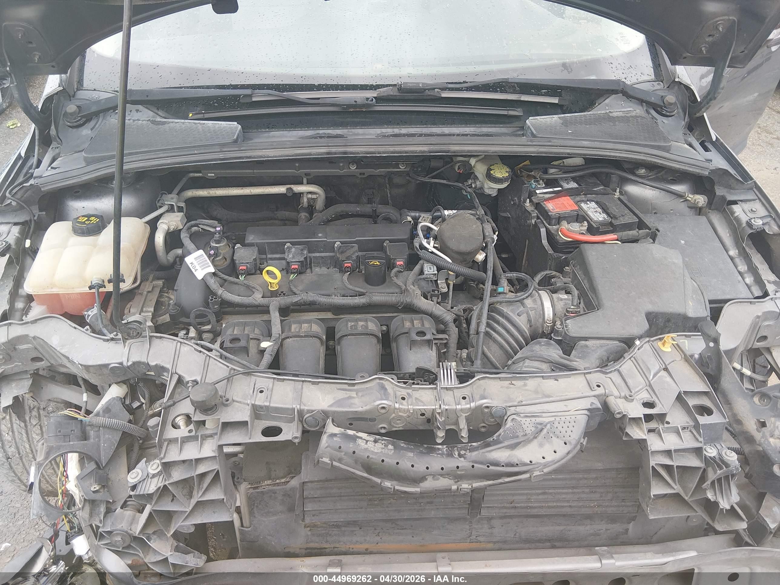 2014 Ford Focus Se Gray vin: 1FADP3F21EL387421