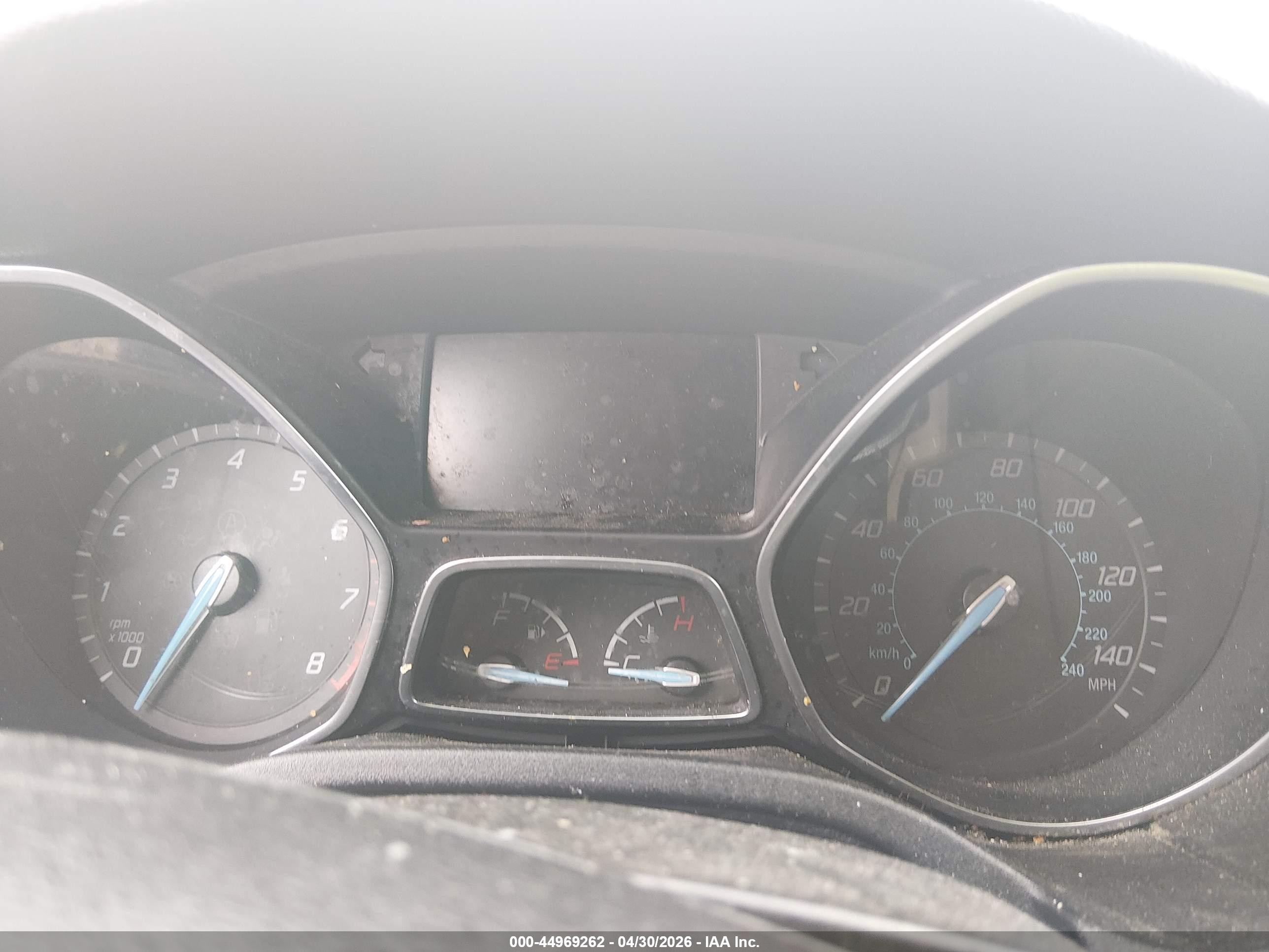 2014 Ford Focus Se Gray vin: 1FADP3F21EL387421