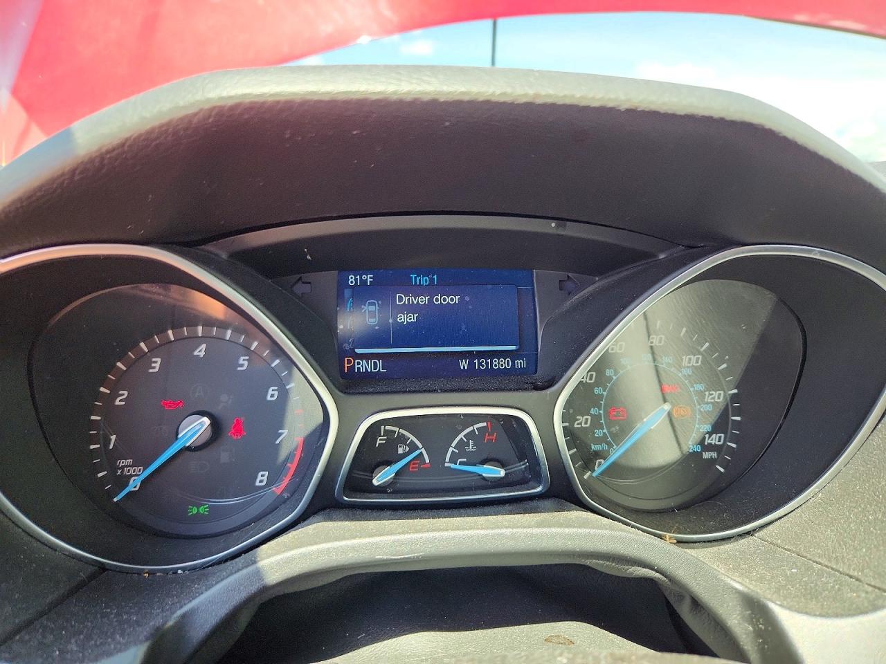 2014 Ford Focus Se Red vin: 1FADP3F21EL388438