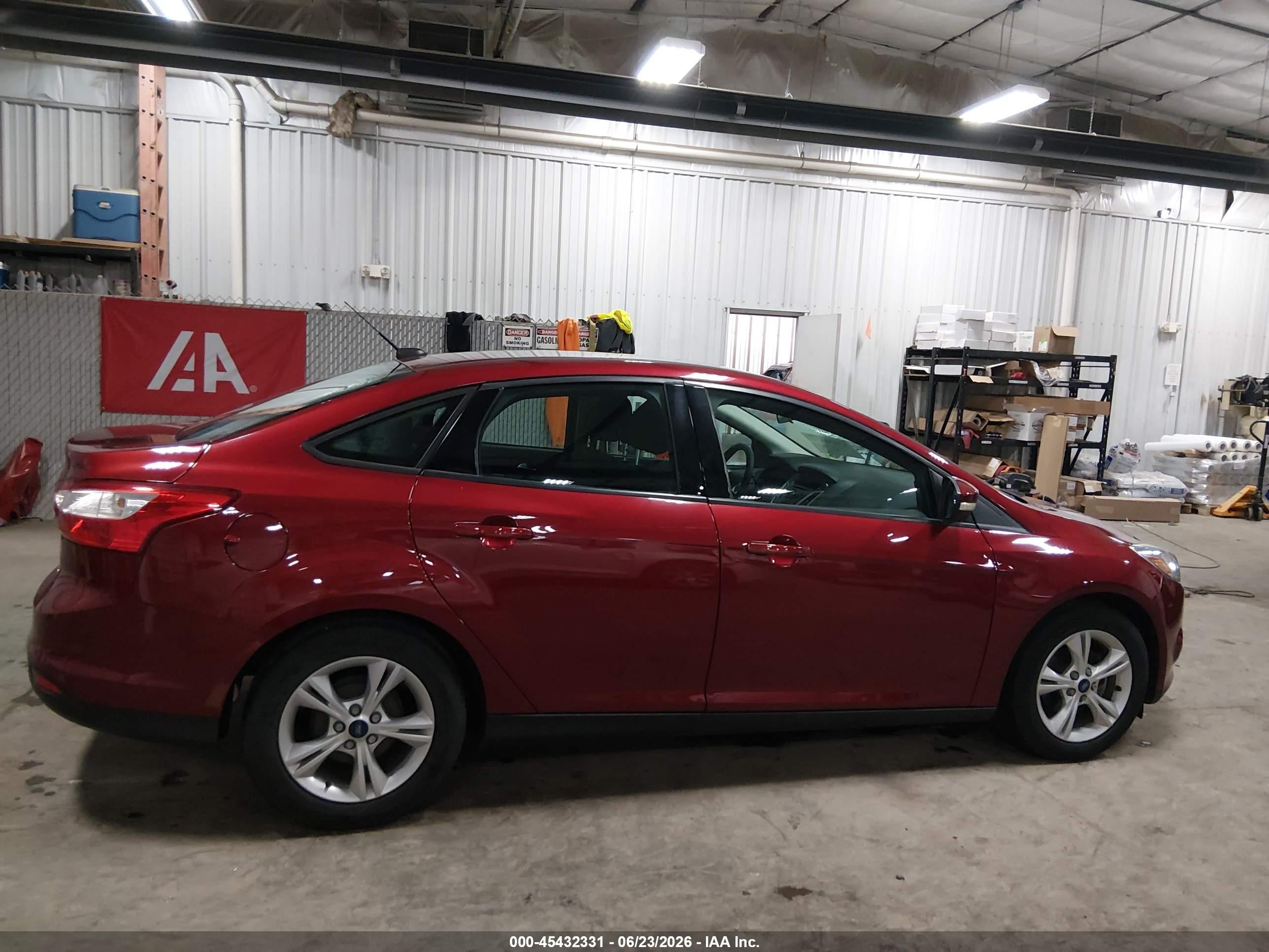 2014 Ford Focus Se Red vin: 1FADP3F21EL398774