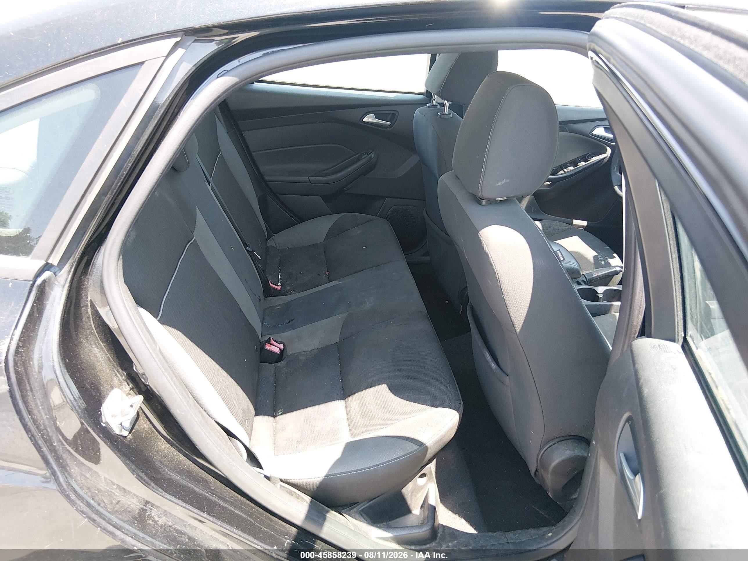 2014 Ford Focus Se Black vin: 1FADP3F21EL399701