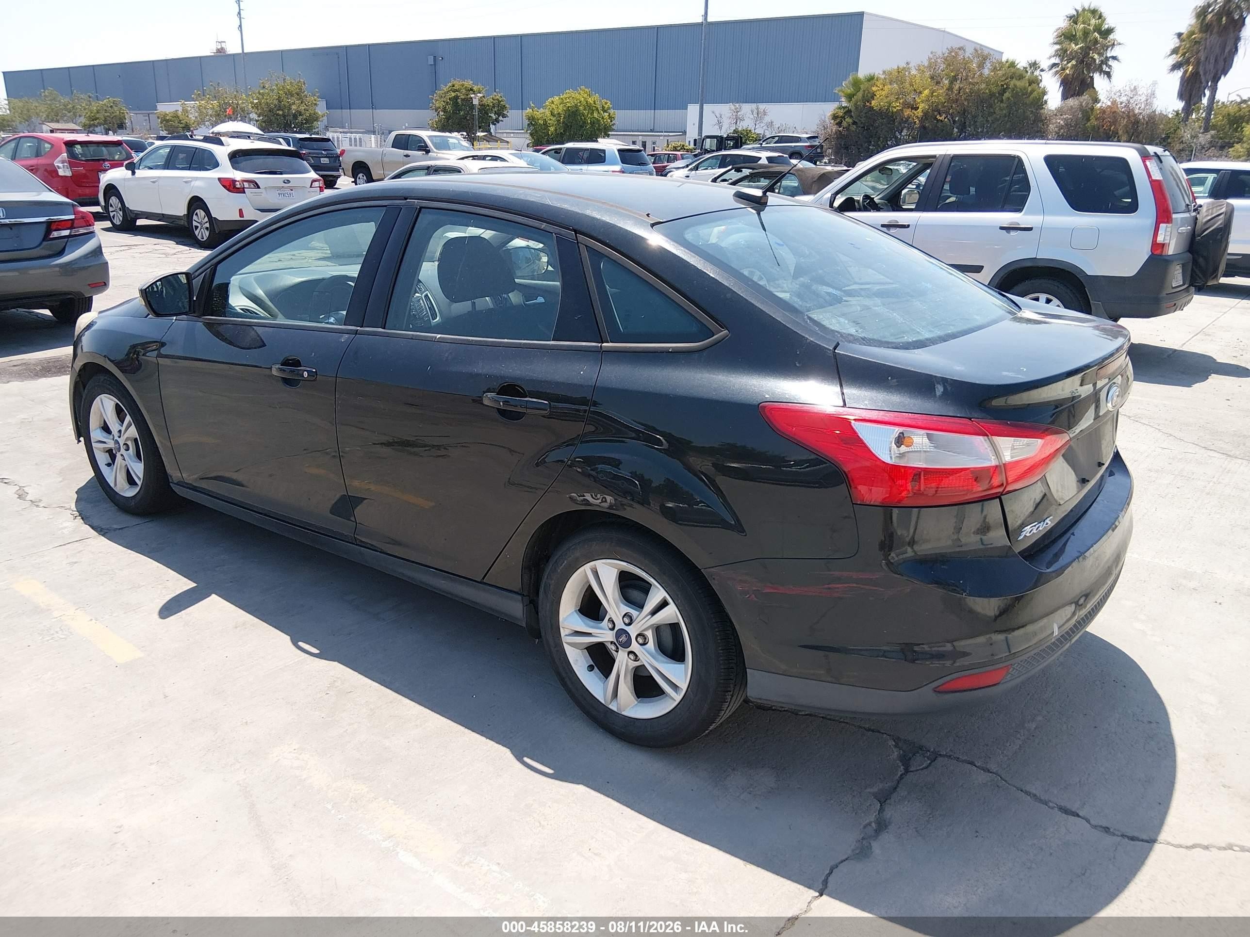 2014 Ford Focus Se Black vin: 1FADP3F21EL399701