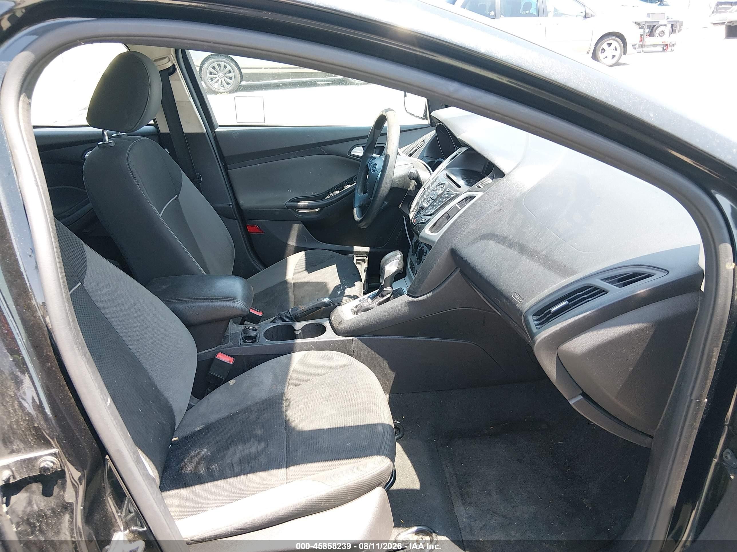 2014 Ford Focus Se Black vin: 1FADP3F21EL399701
