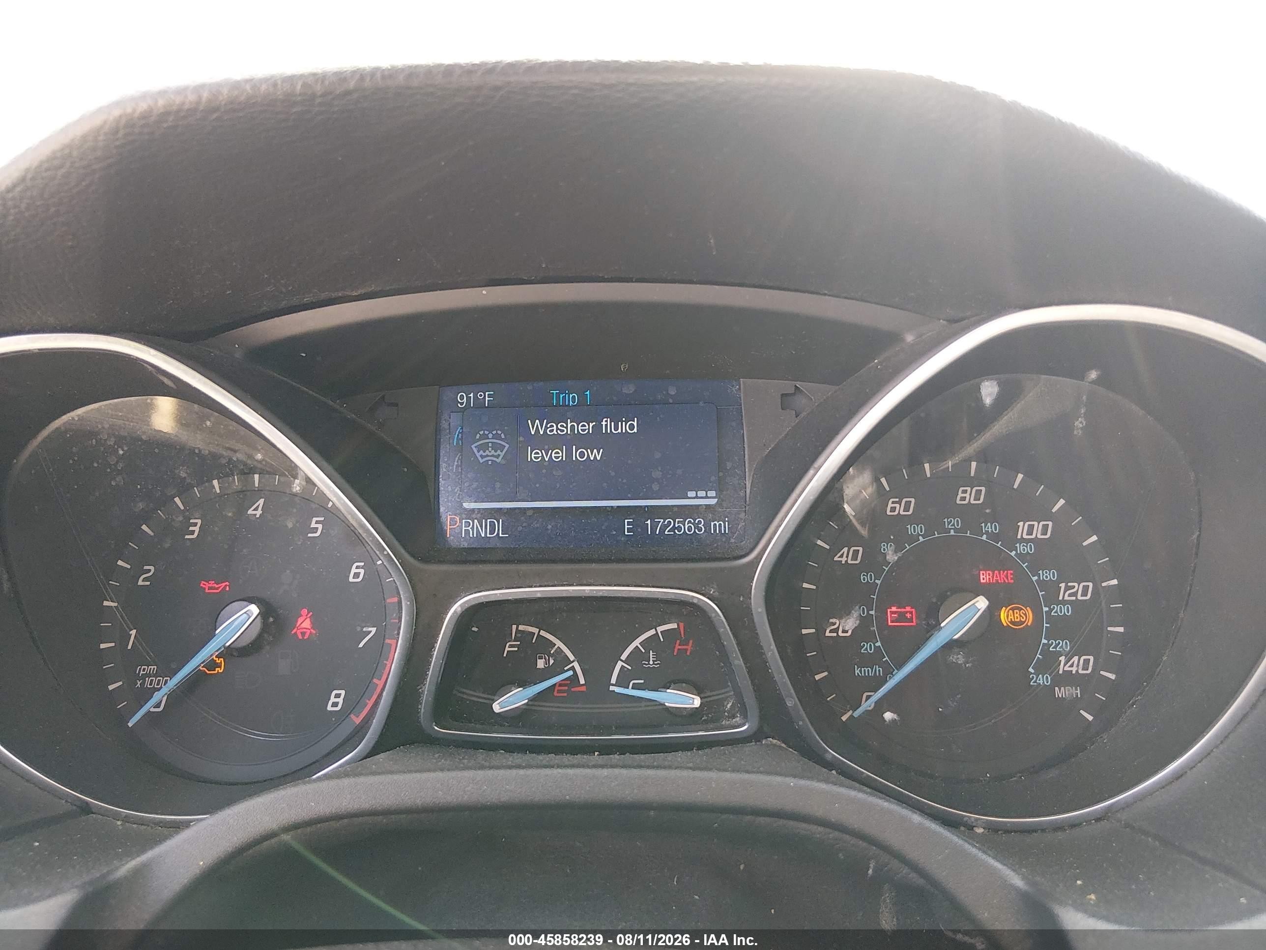 2014 Ford Focus Se Black vin: 1FADP3F21EL399701