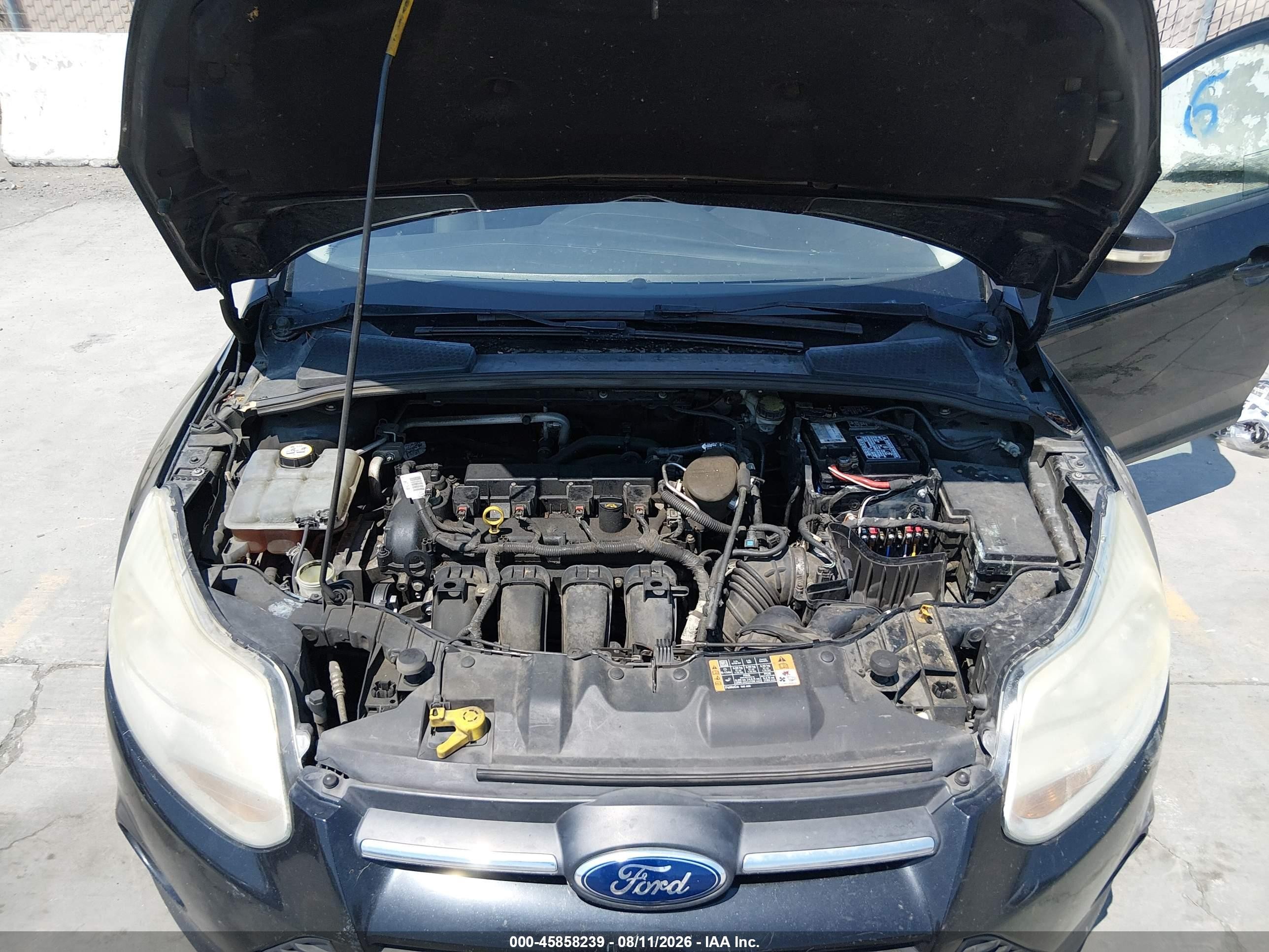 2014 Ford Focus Se Black vin: 1FADP3F21EL399701