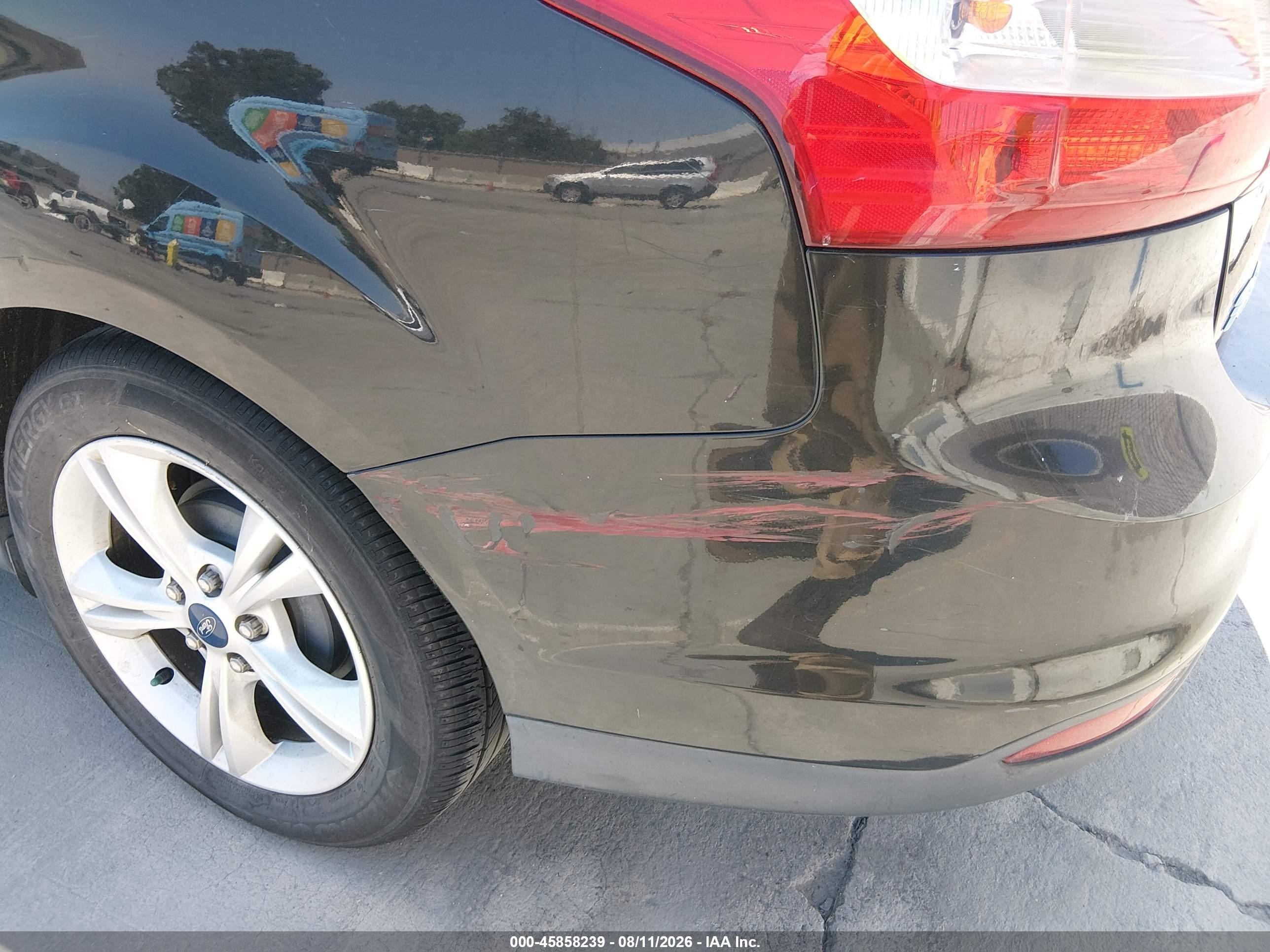 2014 Ford Focus Se Black vin: 1FADP3F21EL399701
