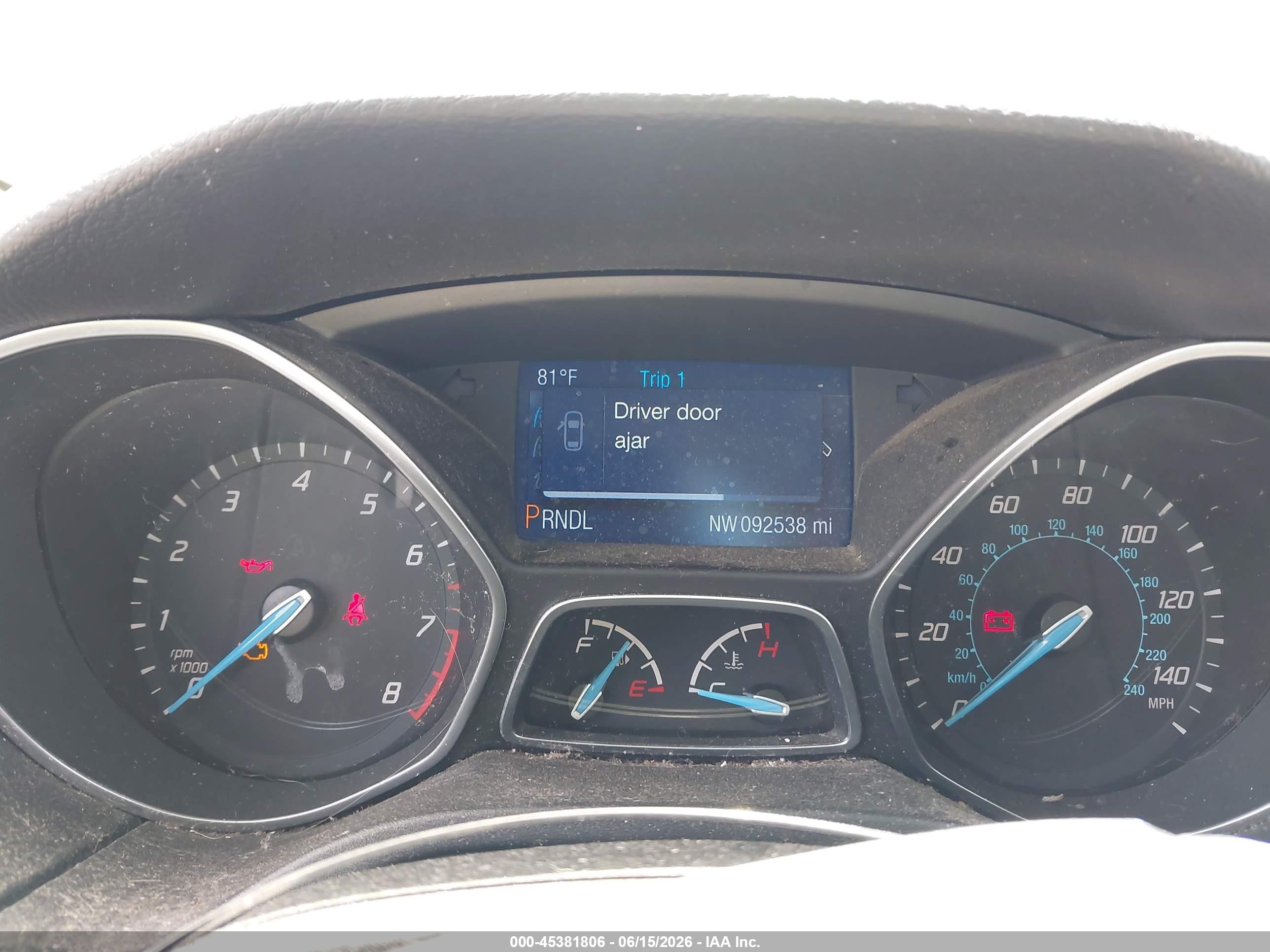 2014 Ford Focus Se White vin: 1FADP3F21EL428002