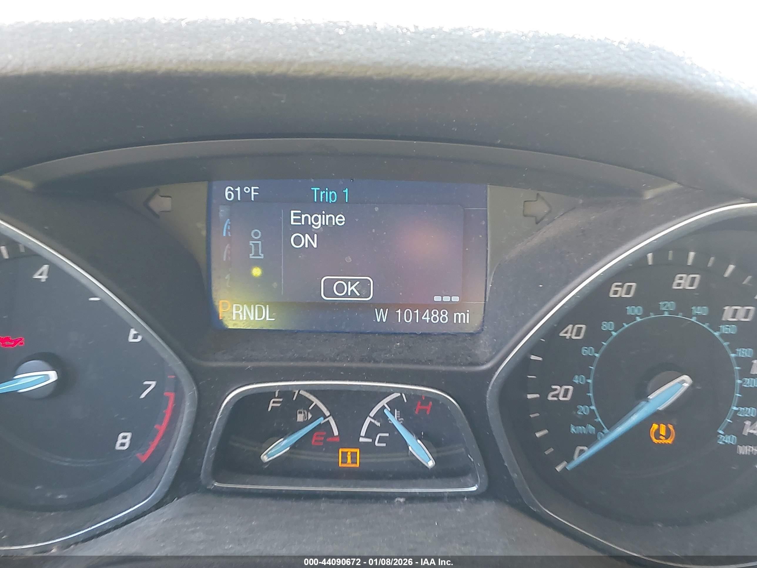 2014 Ford Focus Se Gray vin: 1FADP3F21EL434592