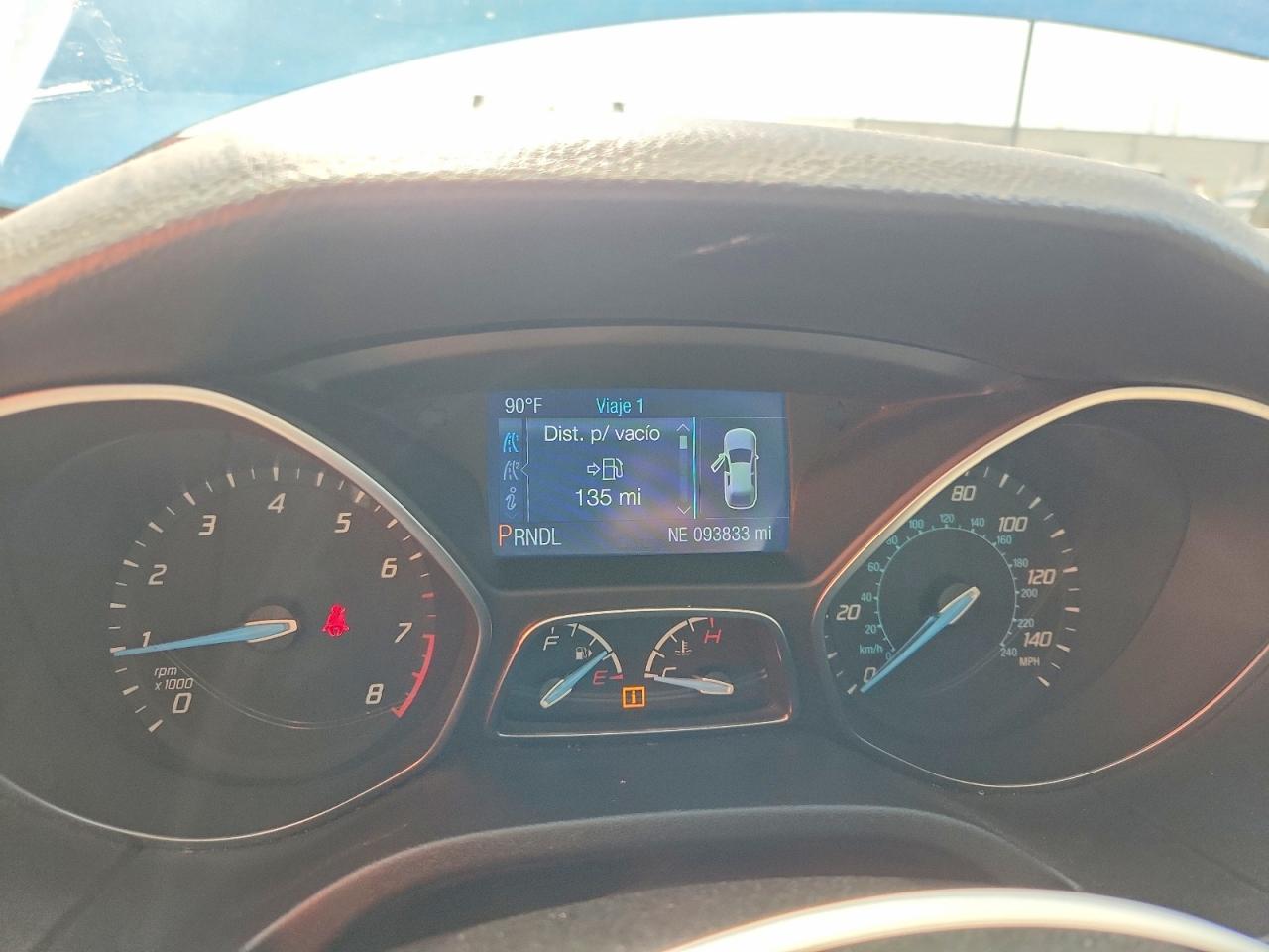 2014 Ford Focus Se Blue vin: 1FADP3F21EL451618