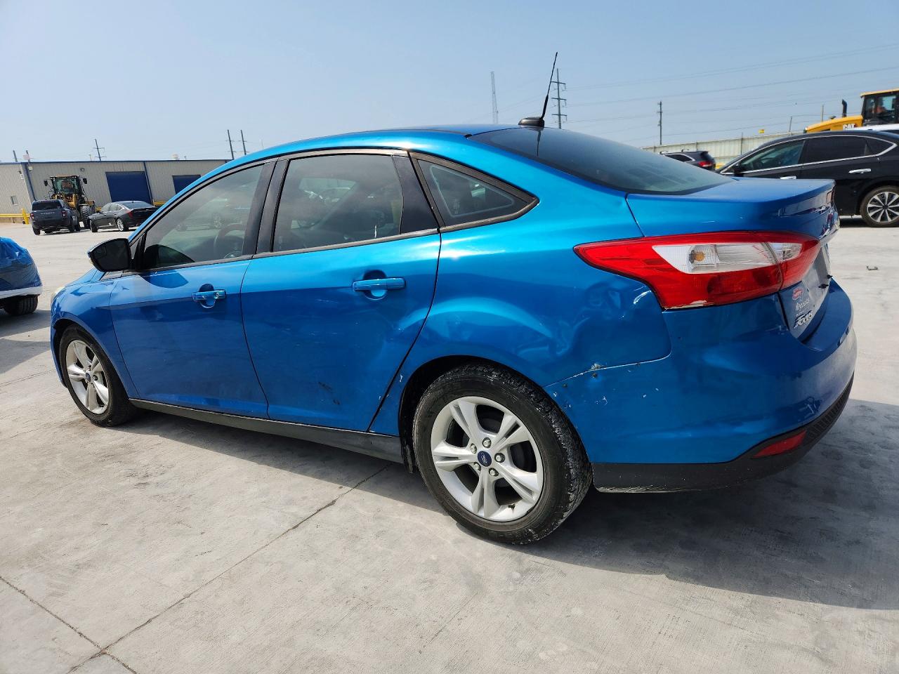 2014 Ford Focus Se Blue vin: 1FADP3F21EL451618