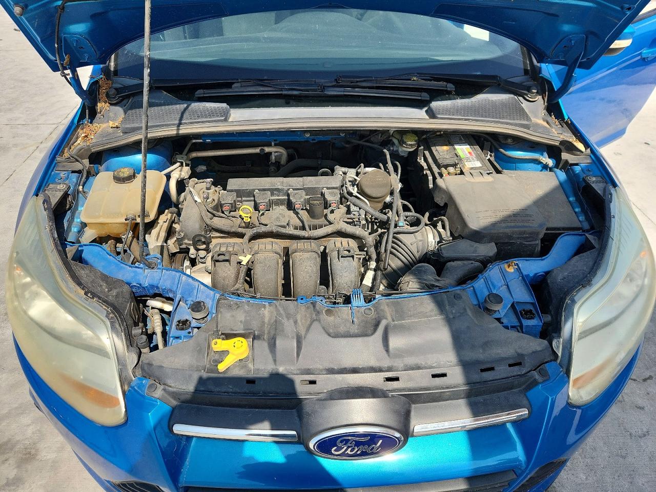 2014 Ford Focus Se Blue vin: 1FADP3F21EL451618