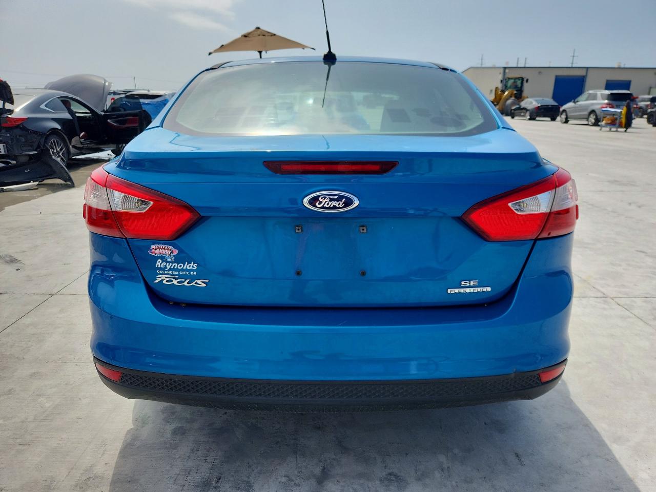 2014 Ford Focus Se Blue vin: 1FADP3F21EL451618