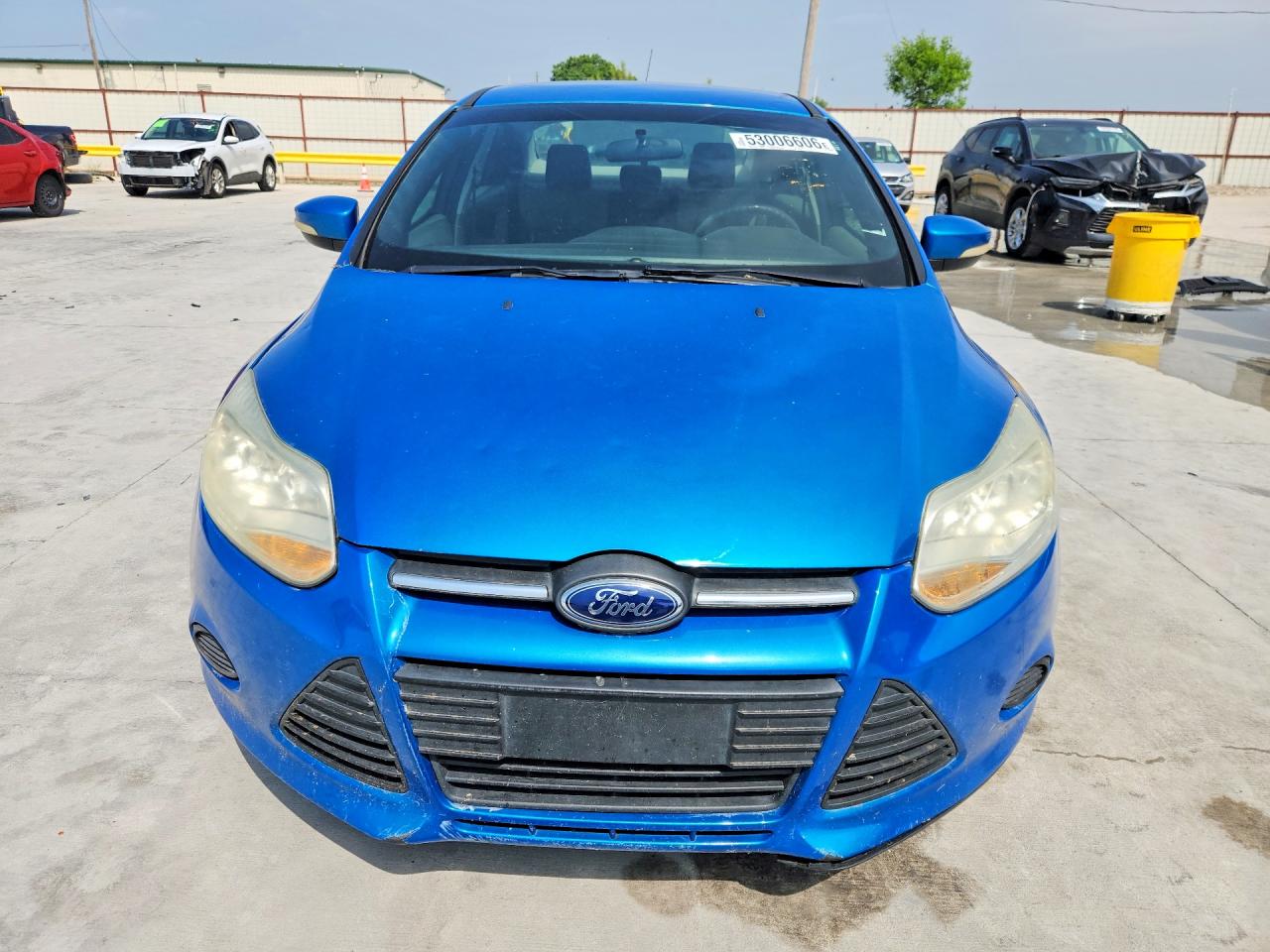 2014 Ford Focus Se Blue vin: 1FADP3F21EL451618