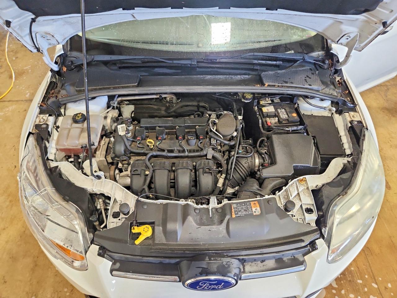 2014 Ford Focus Se White vin: 1FADP3F21EL461744