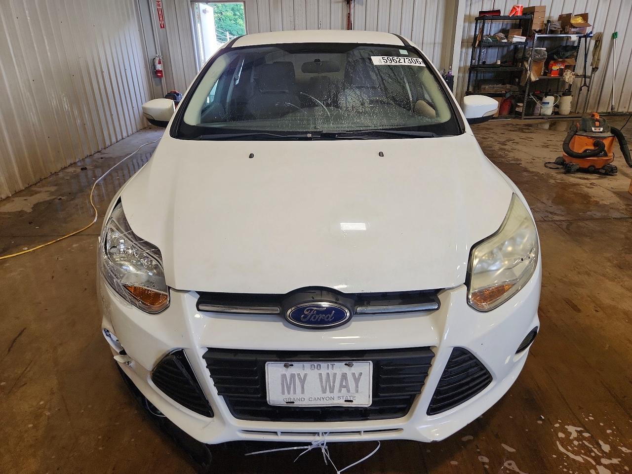 2014 Ford Focus Se White vin: 1FADP3F21EL461744