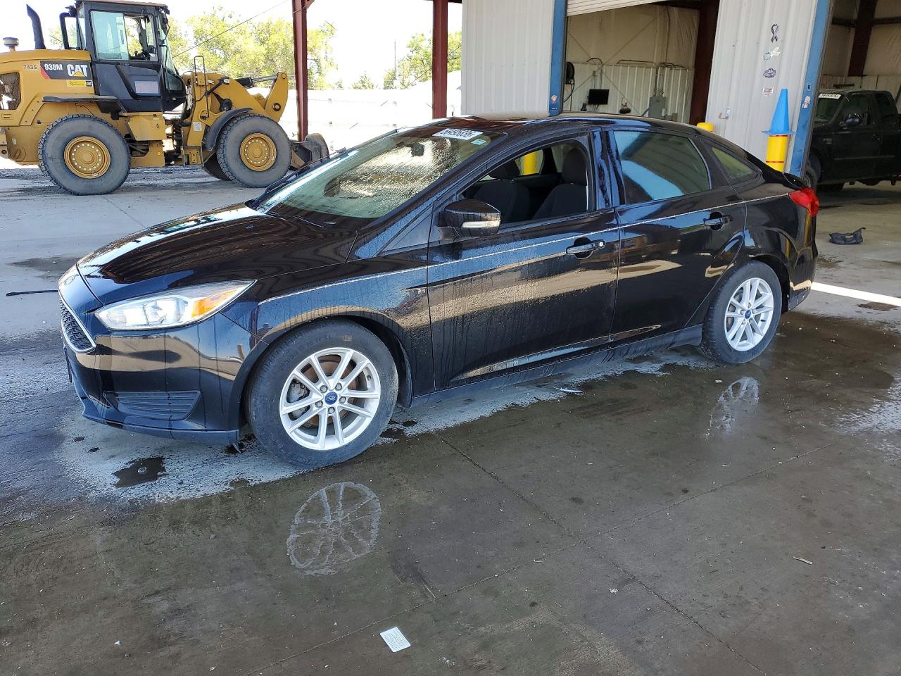 2015 Ford Focus Se Black vin: 1FADP3F21FL210594