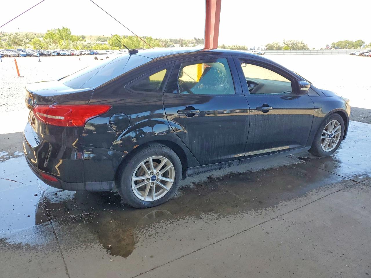 2015 Ford Focus Se Black vin: 1FADP3F21FL210594