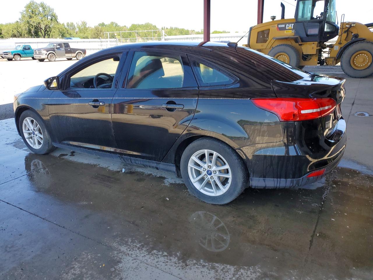 2015 Ford Focus Se Black vin: 1FADP3F21FL210594