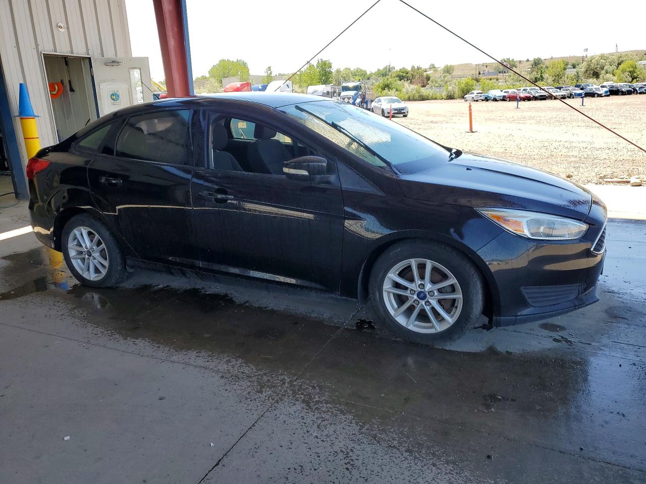 2015 Ford Focus Se Black vin: 1FADP3F21FL210594
