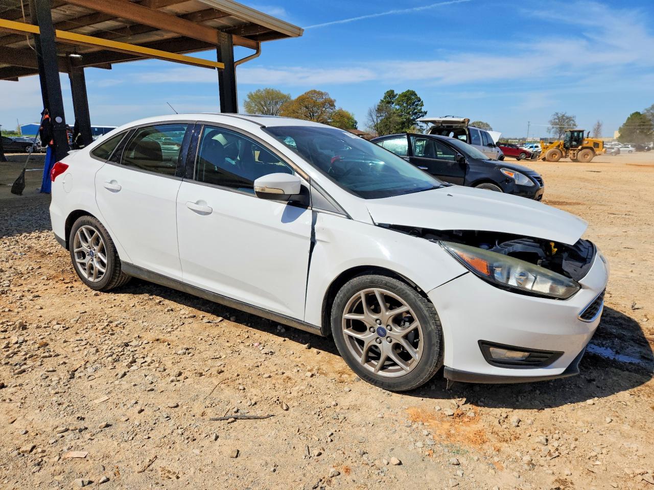2015 Ford Focus Se White vin: 1FADP3F21FL246933
