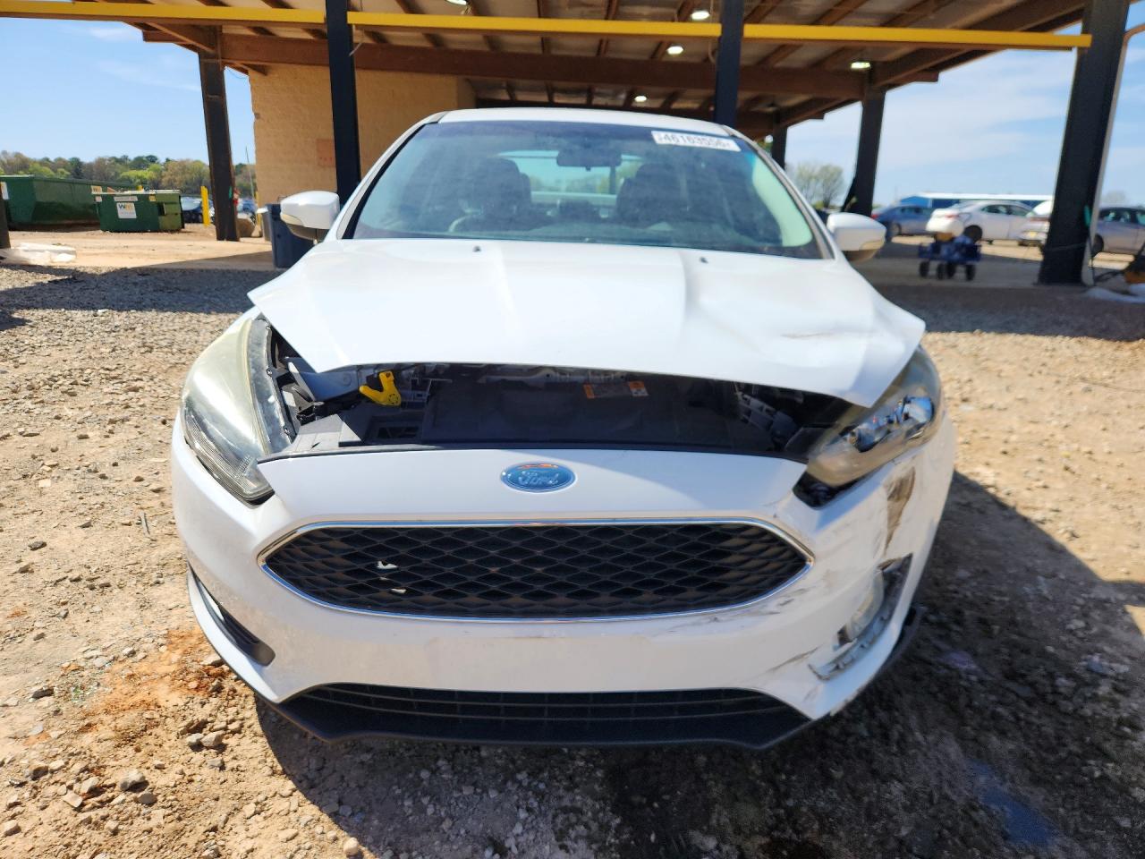 2015 Ford Focus Se White vin: 1FADP3F21FL246933