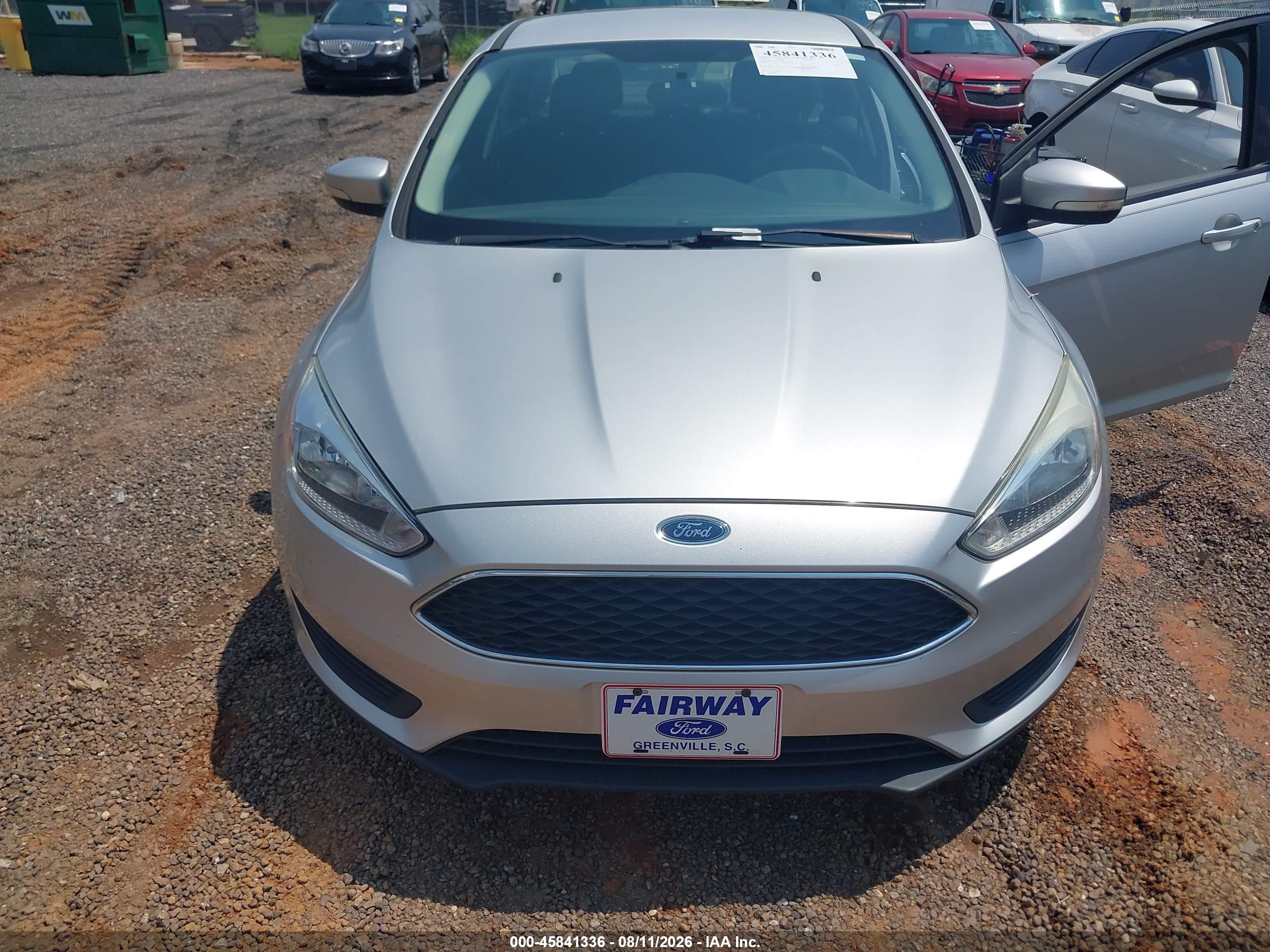 2015 Ford Focus Se Silver vin: 1FADP3F21FL252408