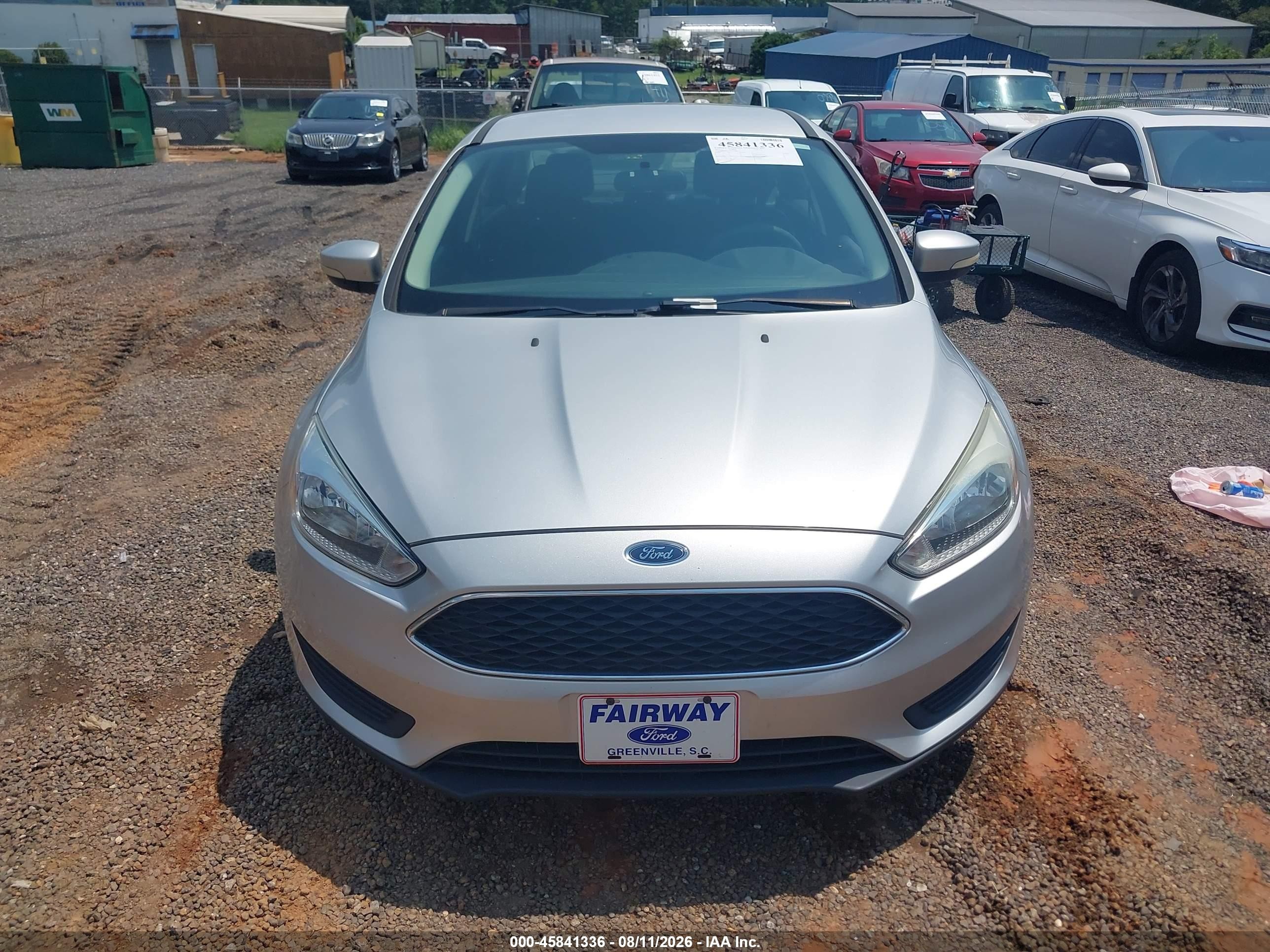 2015 Ford Focus Se Silver vin: 1FADP3F21FL252408