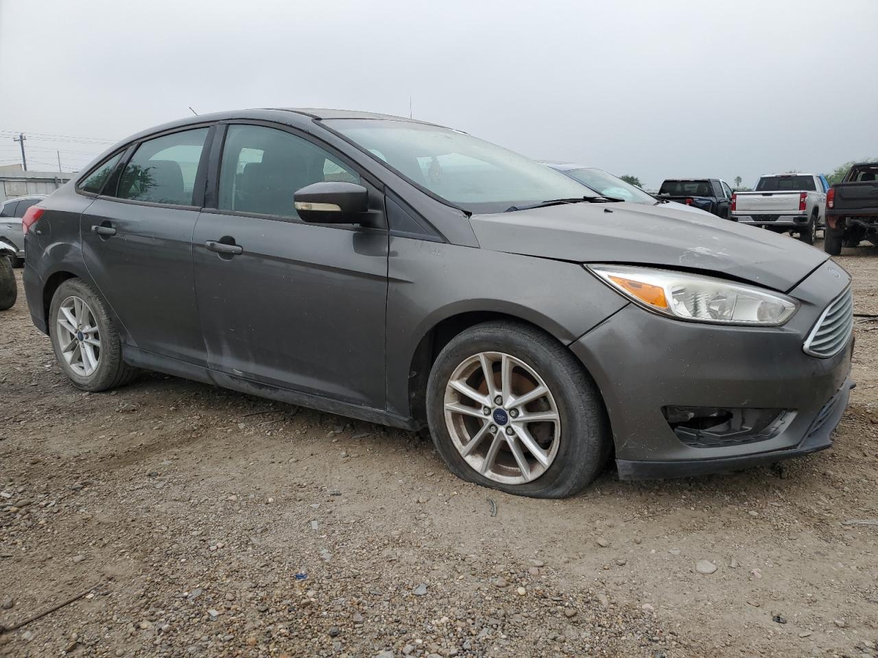 2015 Ford Focus Se Gray vin: 1FADP3F21FL259472
