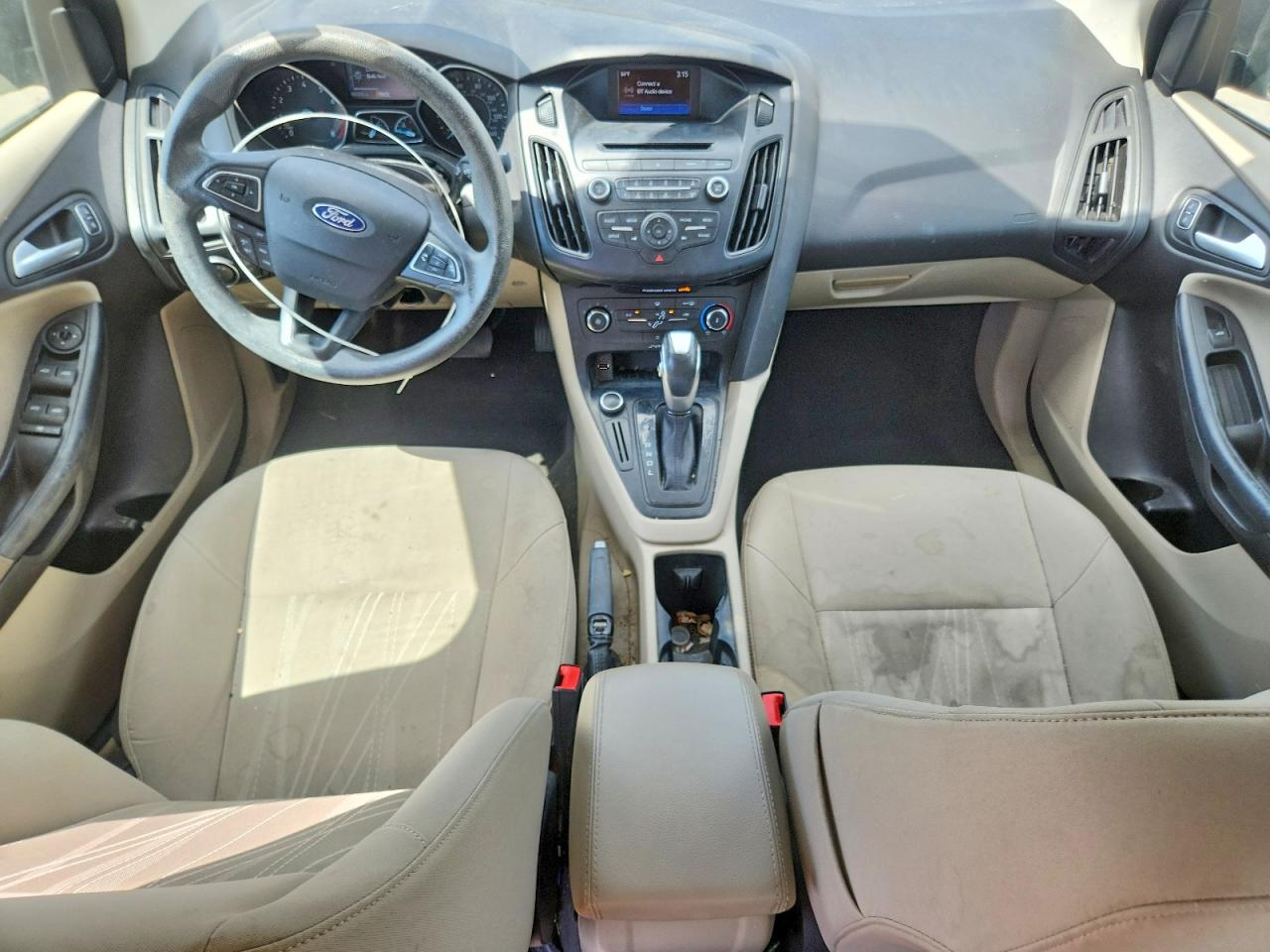 2015 Ford Focus Se Silver vin: 1FADP3F21FL302577