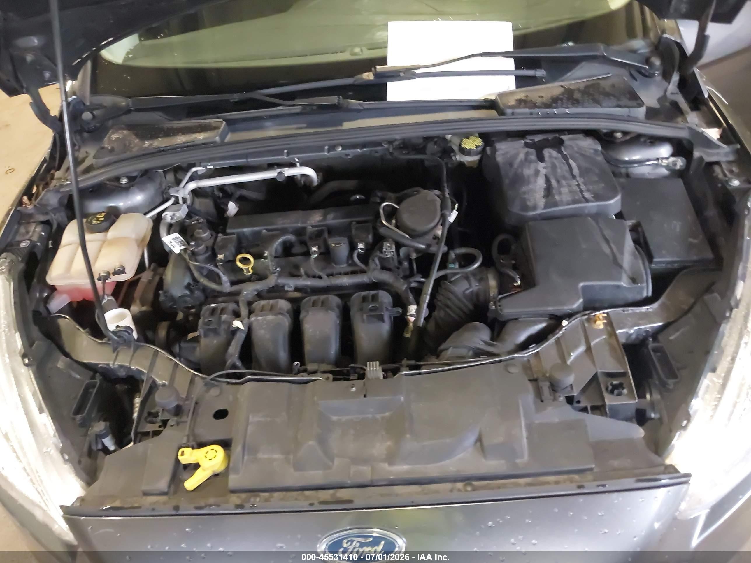 2015 Ford Focus Se Gray vin: 1FADP3F21FL324594