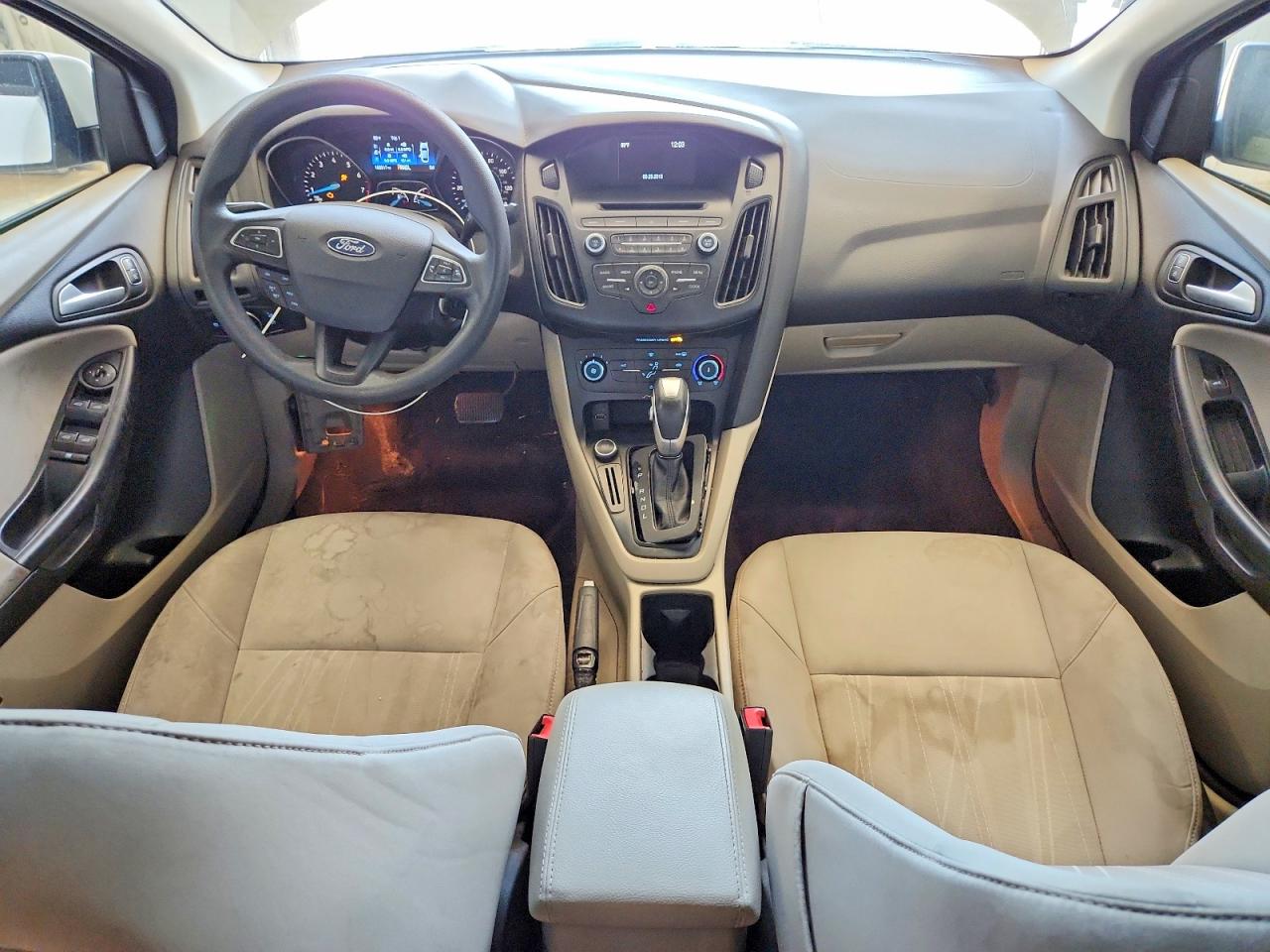 2015 Ford Focus Se White vin: 1FADP3F21FL328810