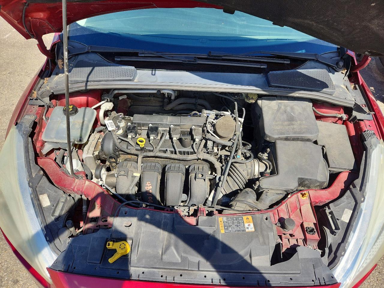 2015 Ford Focus Se Red vin: 1FADP3F21FL333862