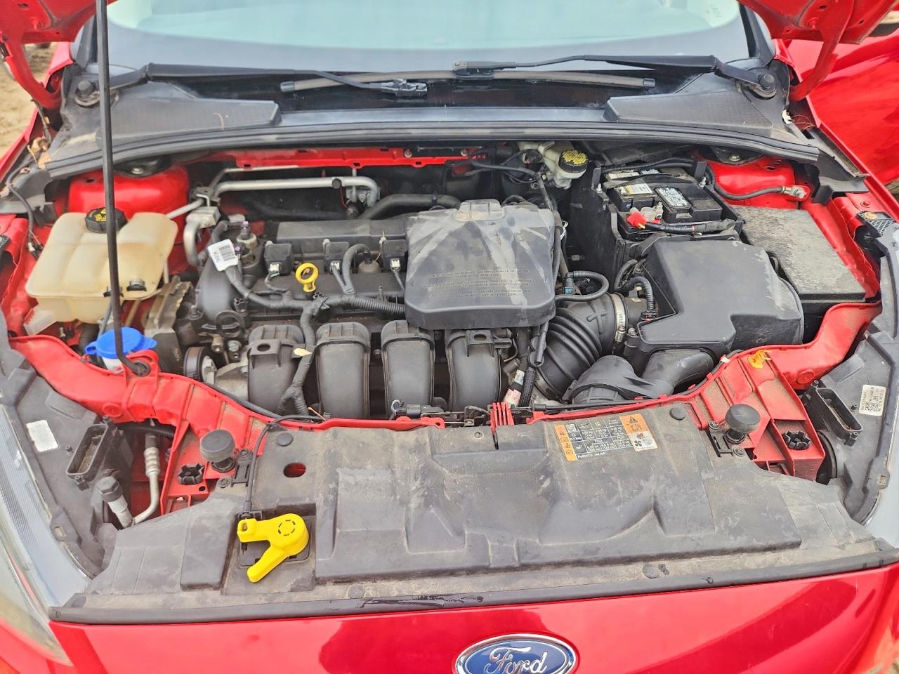2015 Ford Focus Se Red vin: 1FADP3F21FL365310