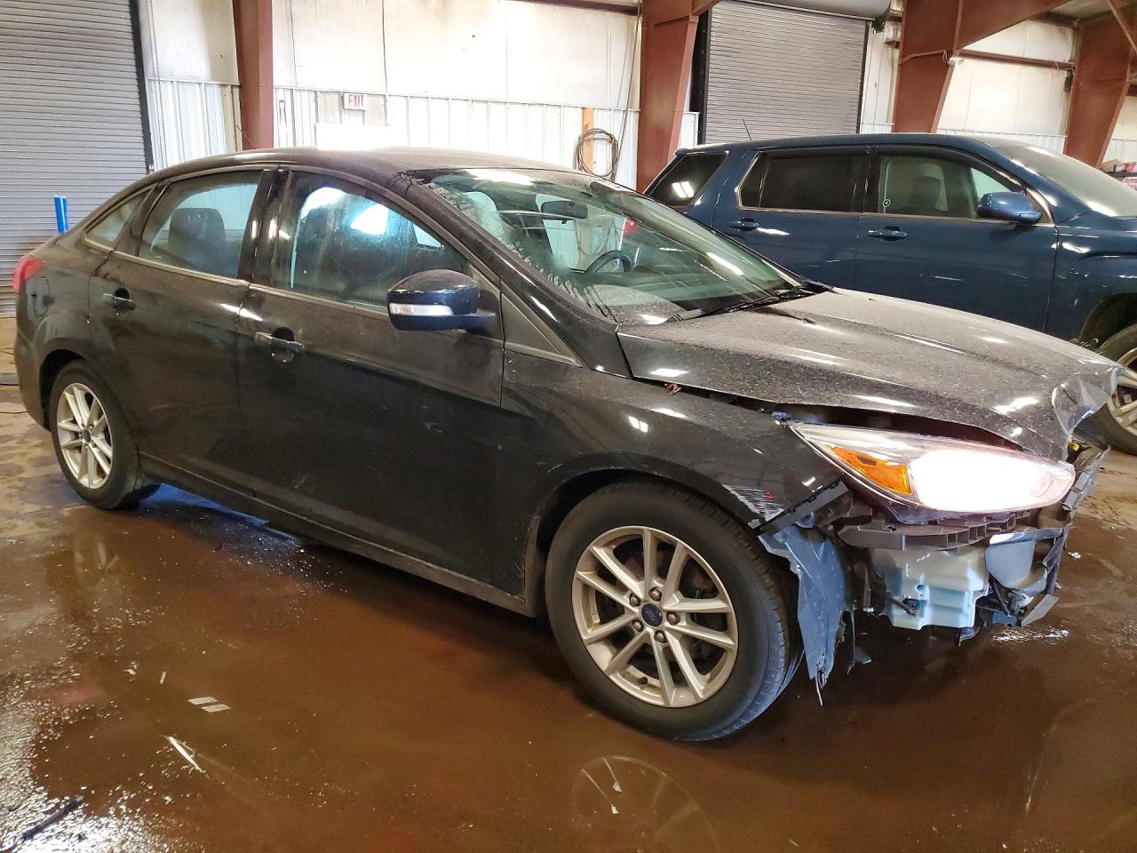 2015 Ford Focus Se Black vin: 1FADP3F21FL383094