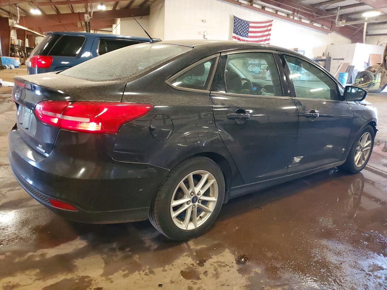 2015 Ford Focus Se Black vin: 1FADP3F21FL383094