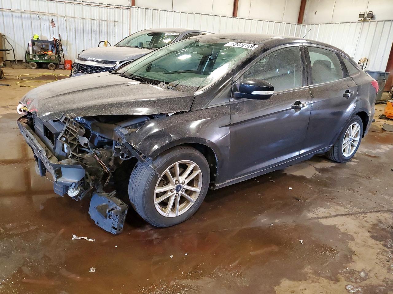 2015 Ford Focus Se Black vin: 1FADP3F21FL383094