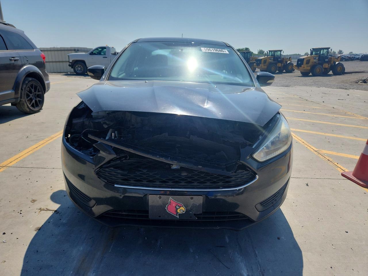 2016 Ford Focus Se Black vin: 1FADP3F21GL390595