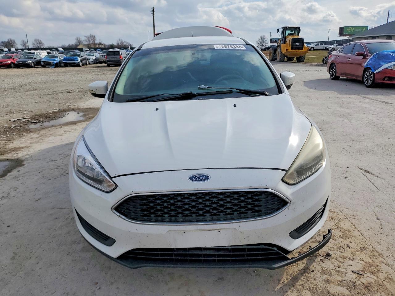 2017 Ford Focus Se Белый vin: 1FADP3F21HL312058