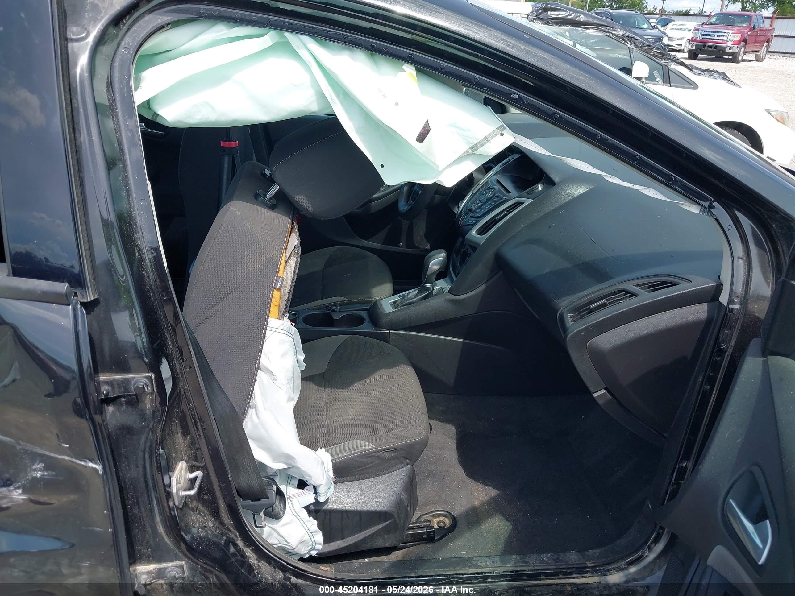 2013 Ford Focus Se Black vin: 1FADP3F22DL107682