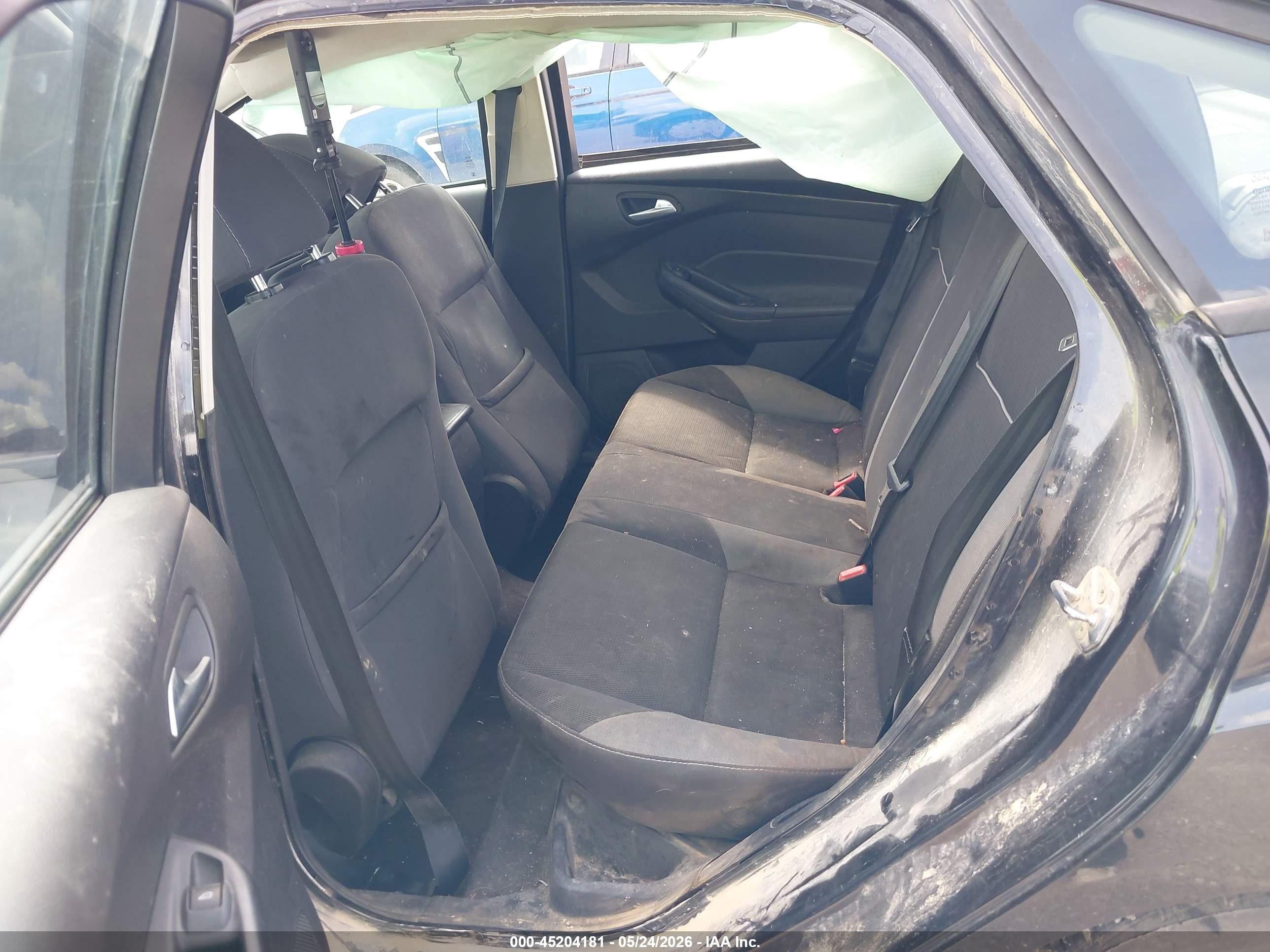 2013 Ford Focus Se Black vin: 1FADP3F22DL107682