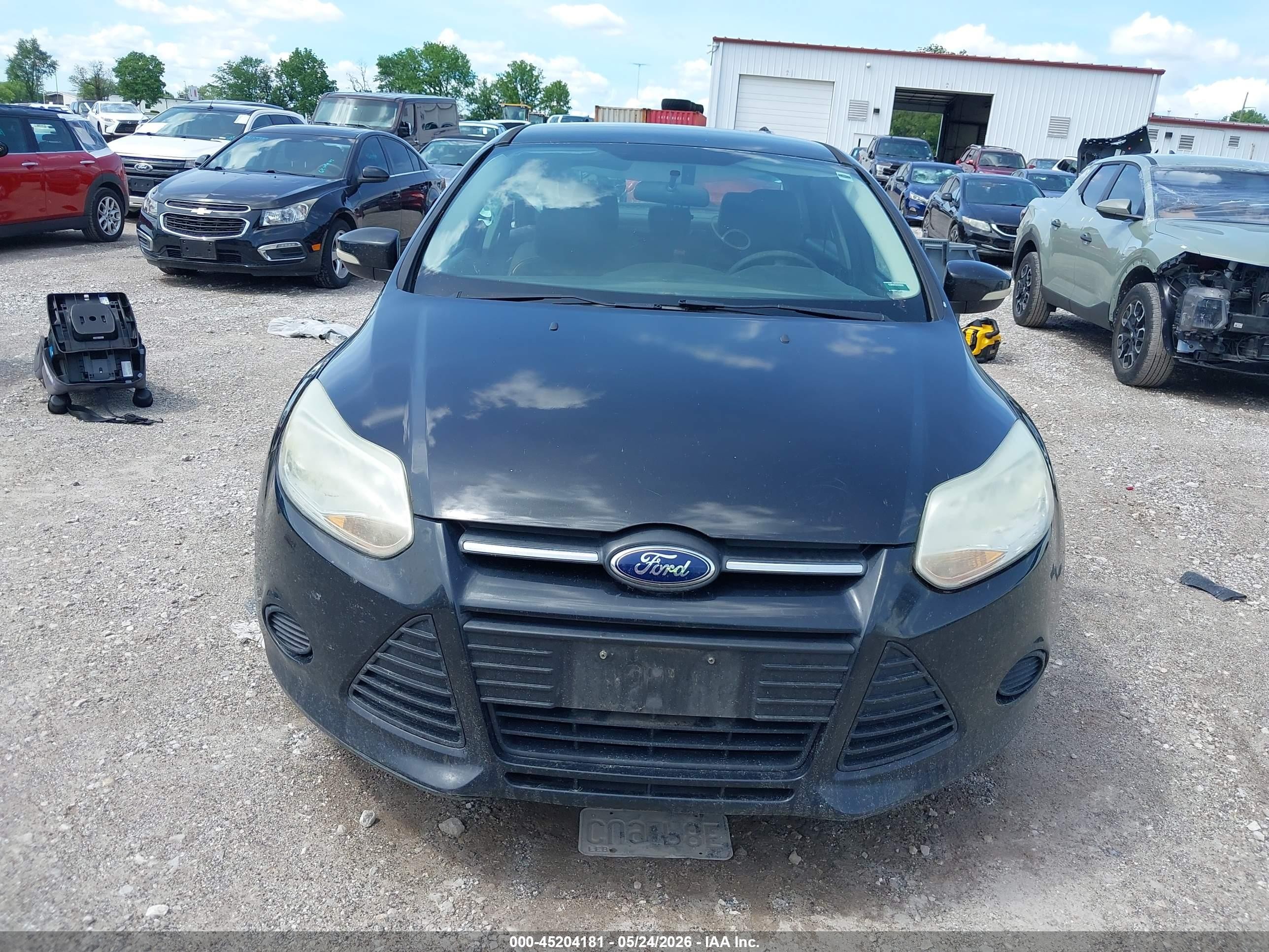2013 Ford Focus Se Black vin: 1FADP3F22DL107682