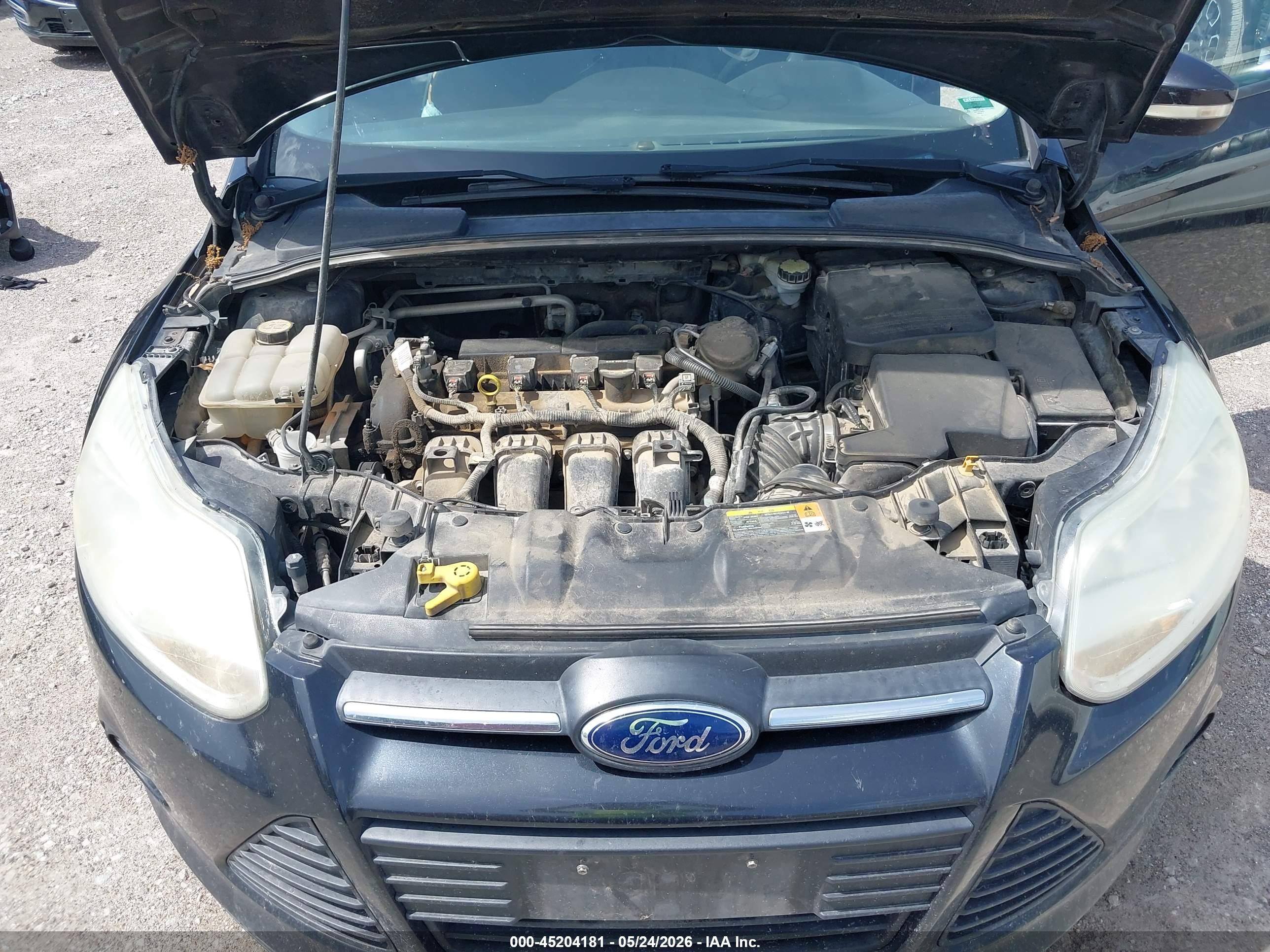 2013 Ford Focus Se Black vin: 1FADP3F22DL107682