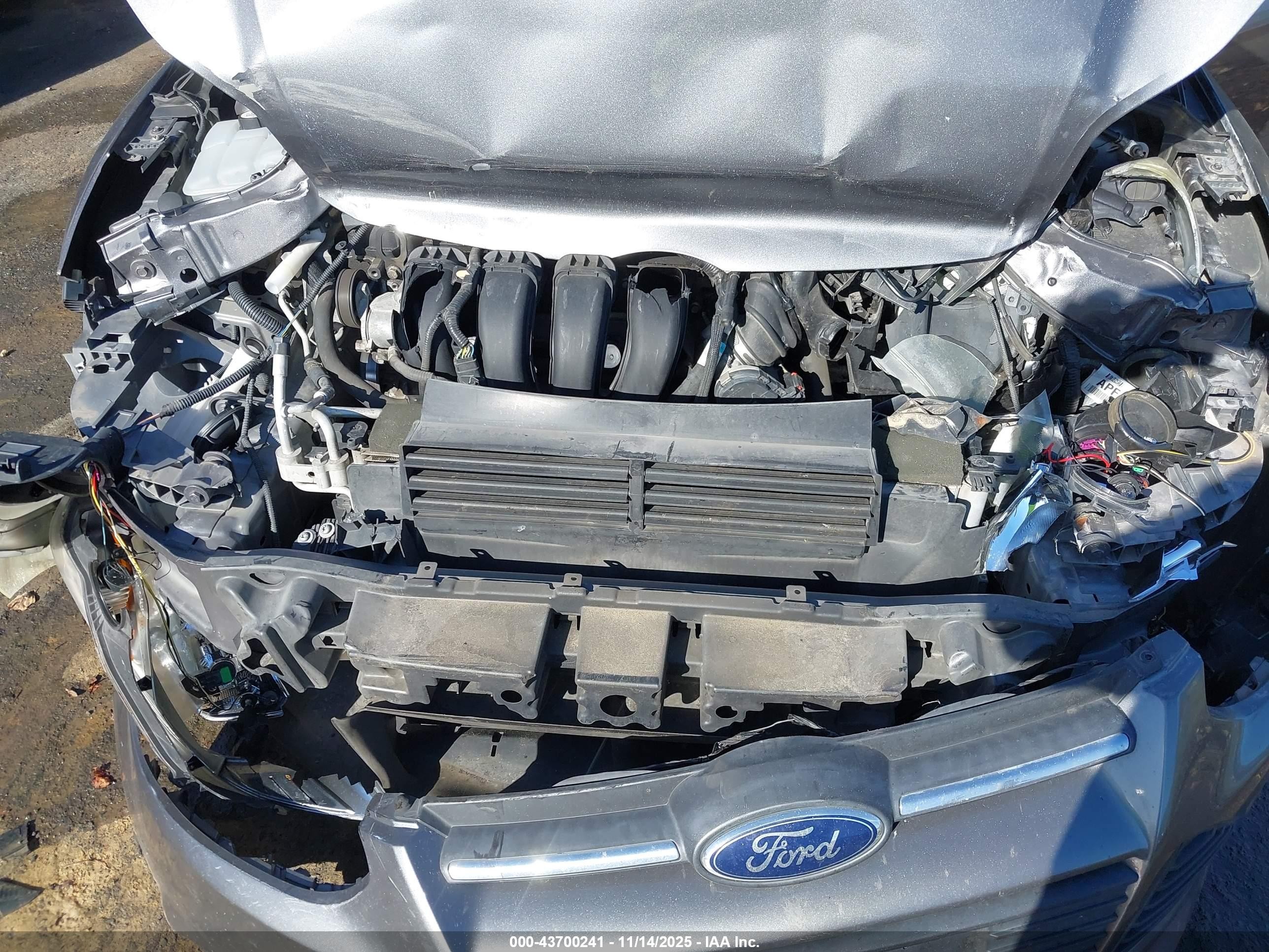 2013 Ford Focus Se Gray vin: 1FADP3F22DL129326
