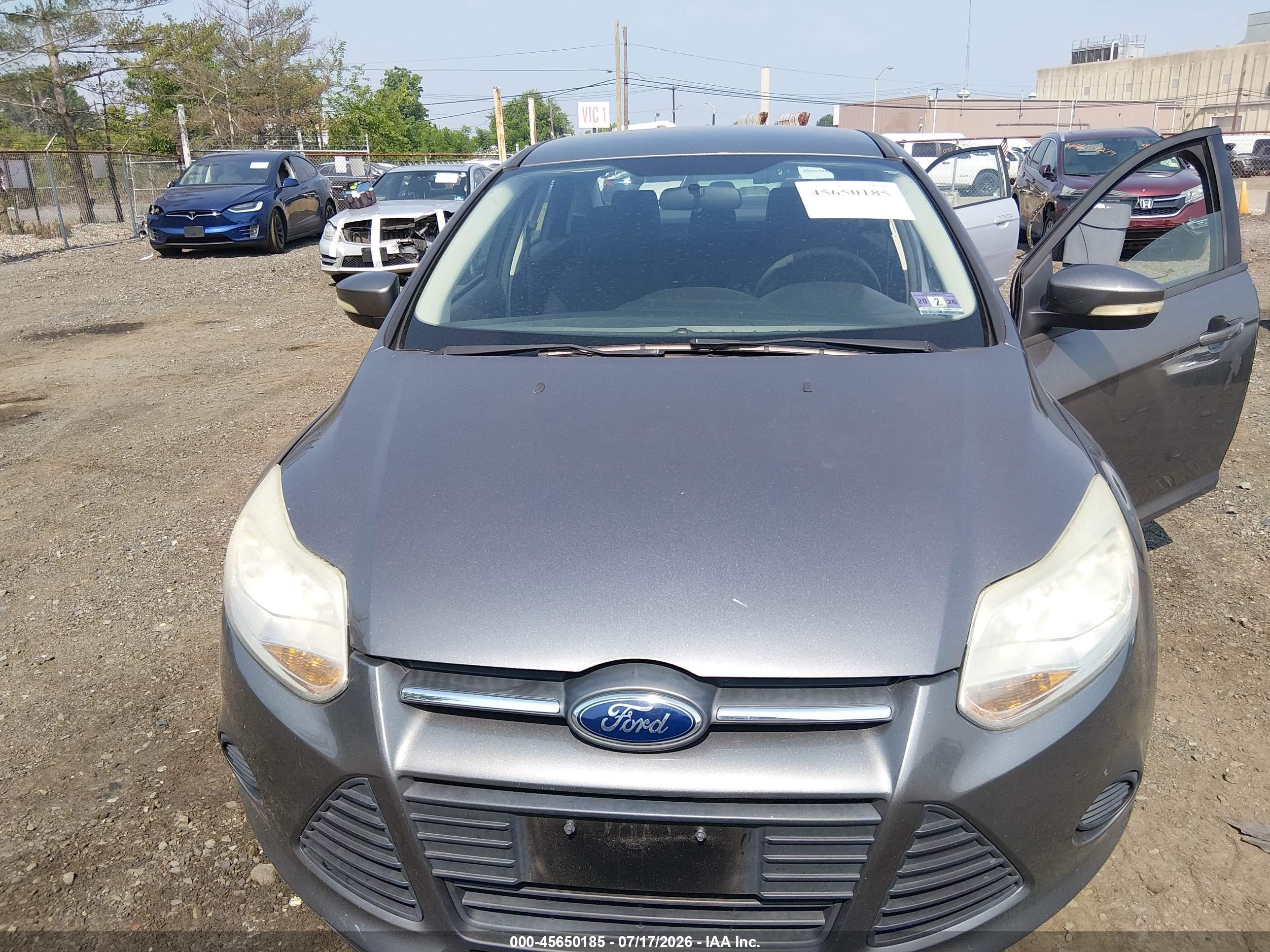 2013 Ford Focus Se Gray vin: 1FADP3F22DL135630