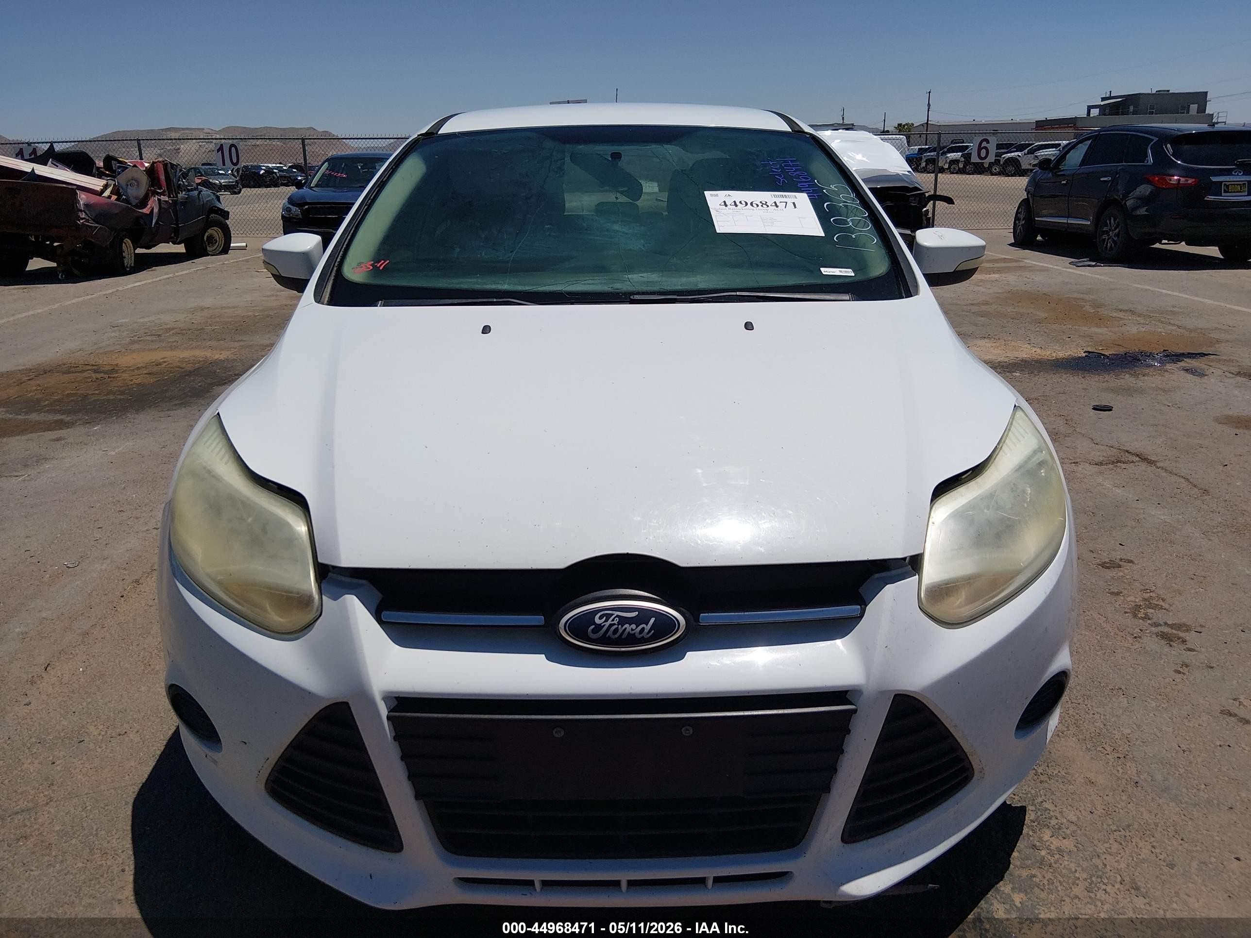 2013 Ford Focus Se White vin: 1FADP3F22DL138365