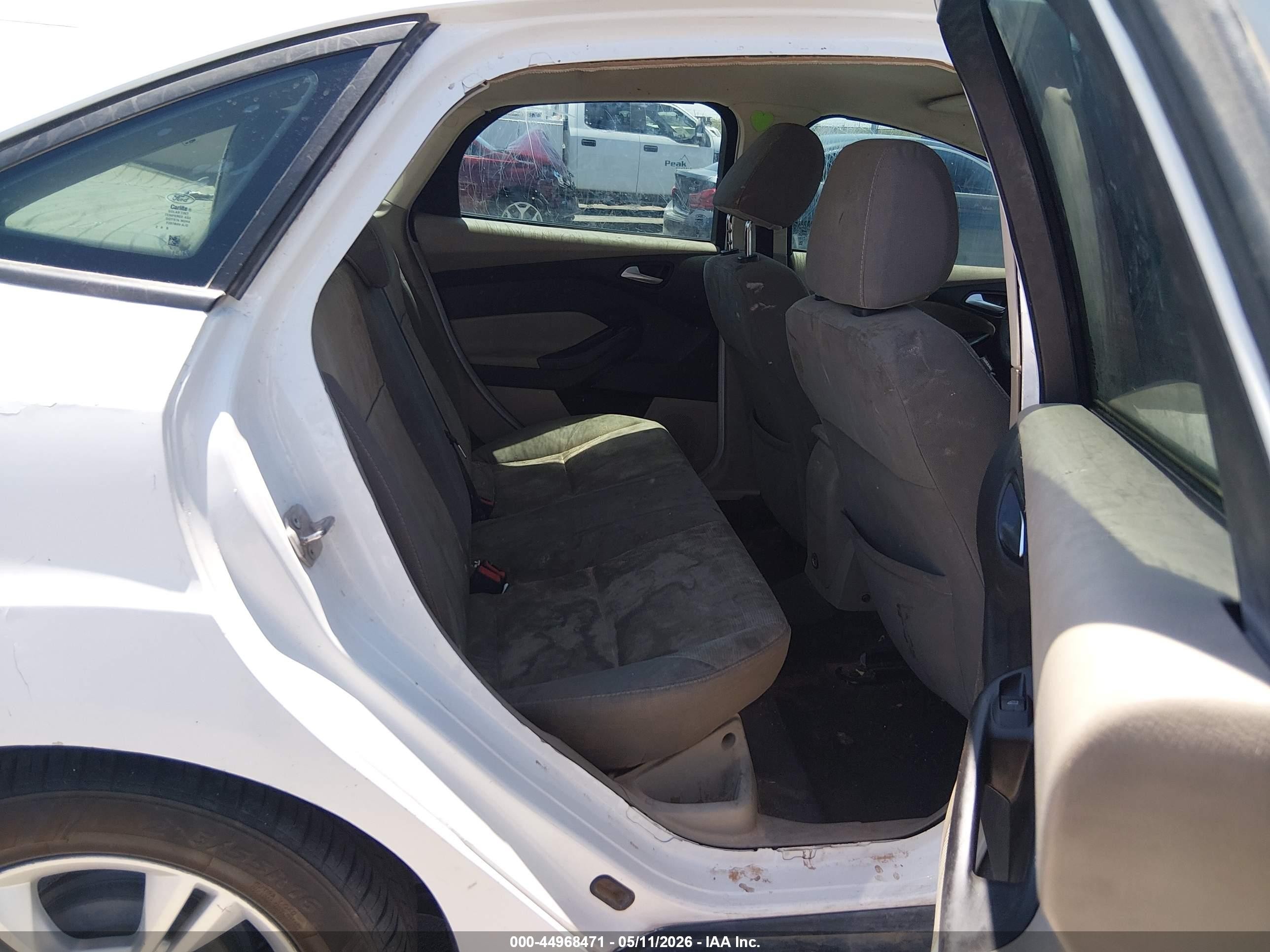 2013 Ford Focus Se White vin: 1FADP3F22DL138365