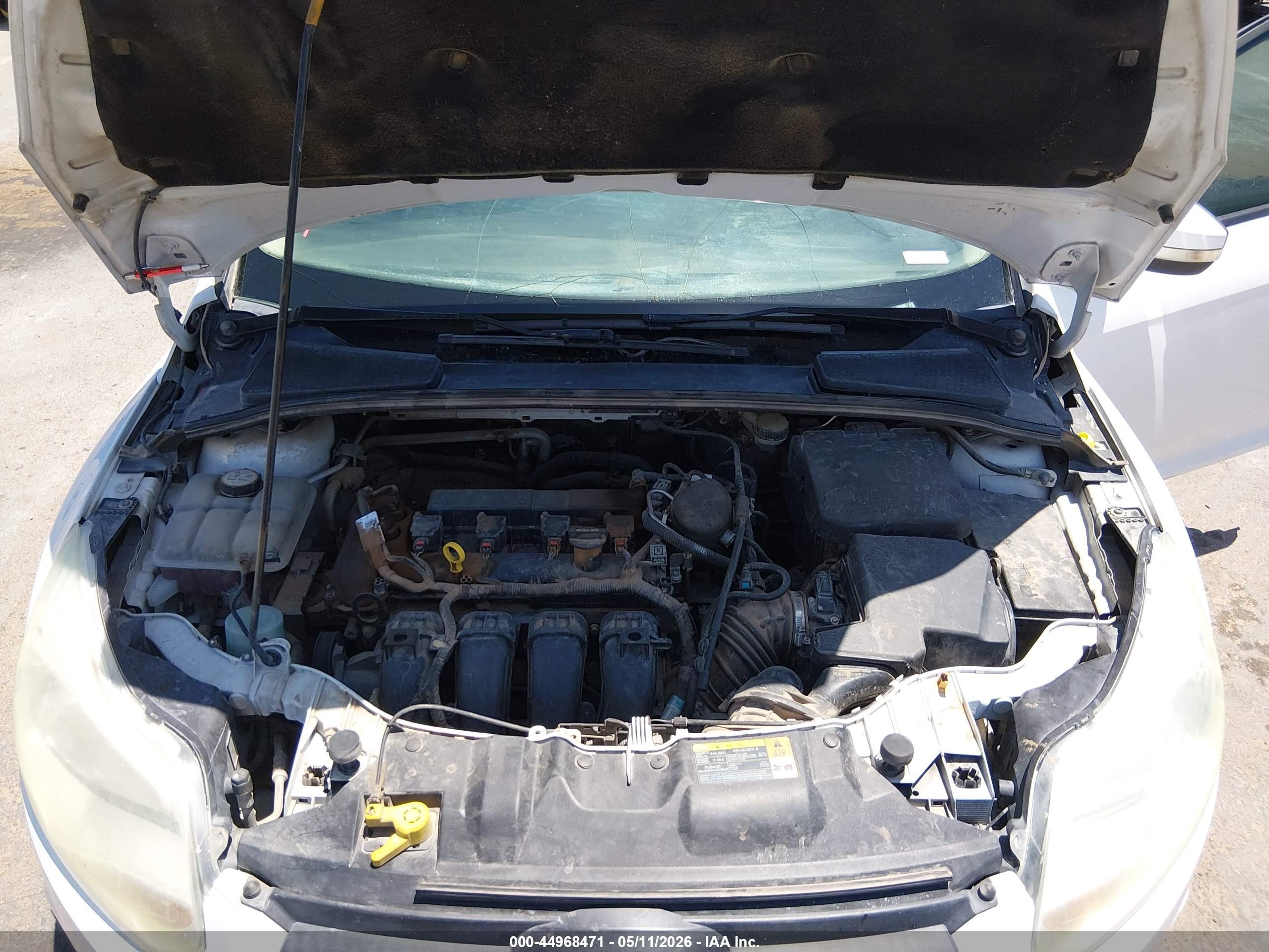2013 Ford Focus Se White vin: 1FADP3F22DL138365