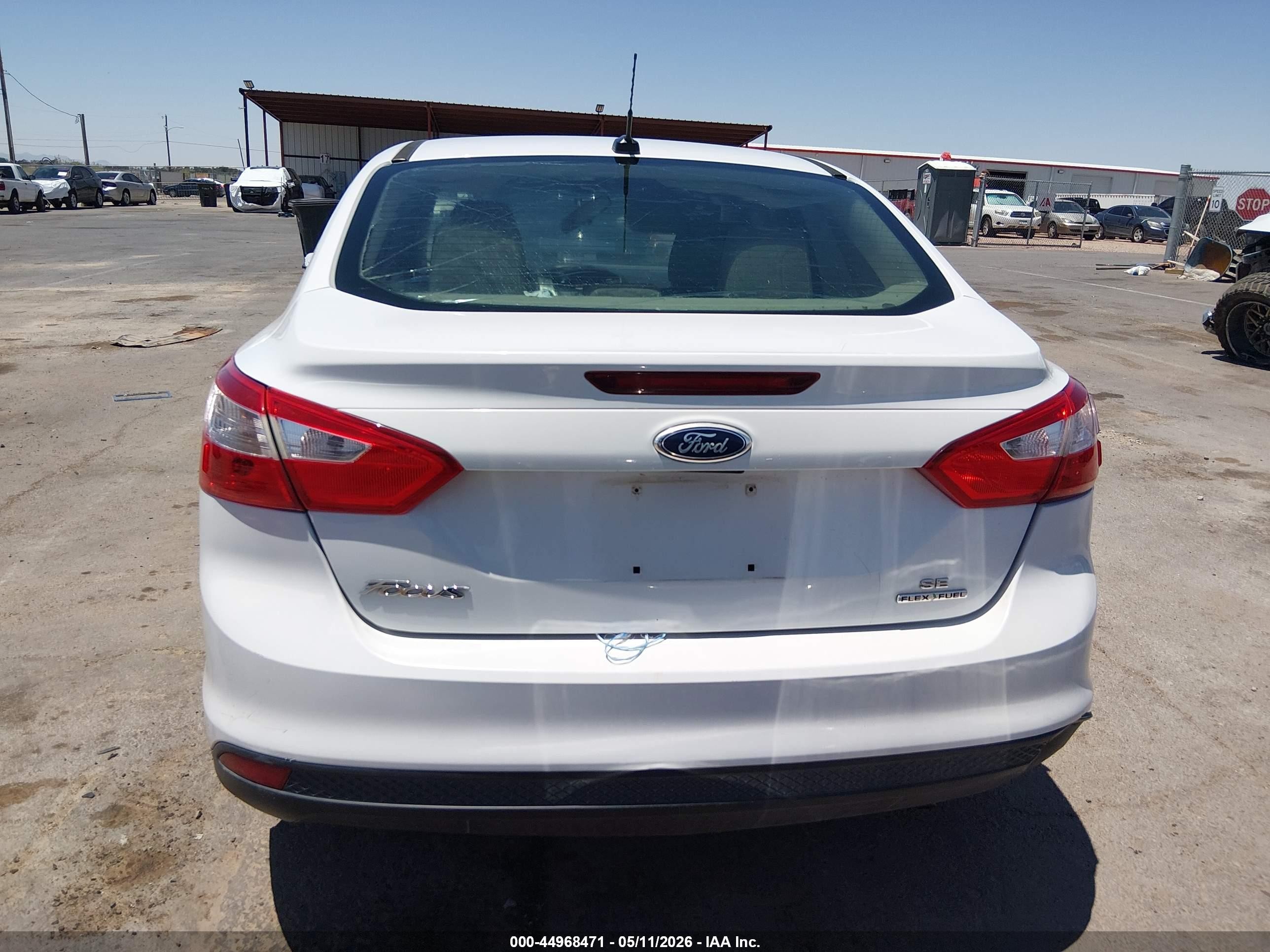 2013 Ford Focus Se White vin: 1FADP3F22DL138365