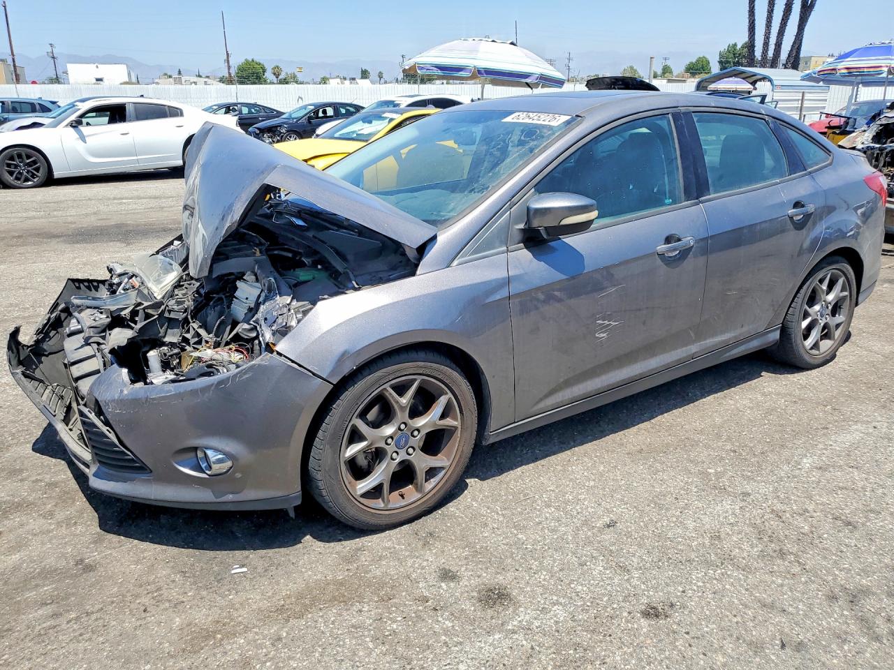 2013 Ford Focus Se Charcoal vin: 1FADP3F22DL184374