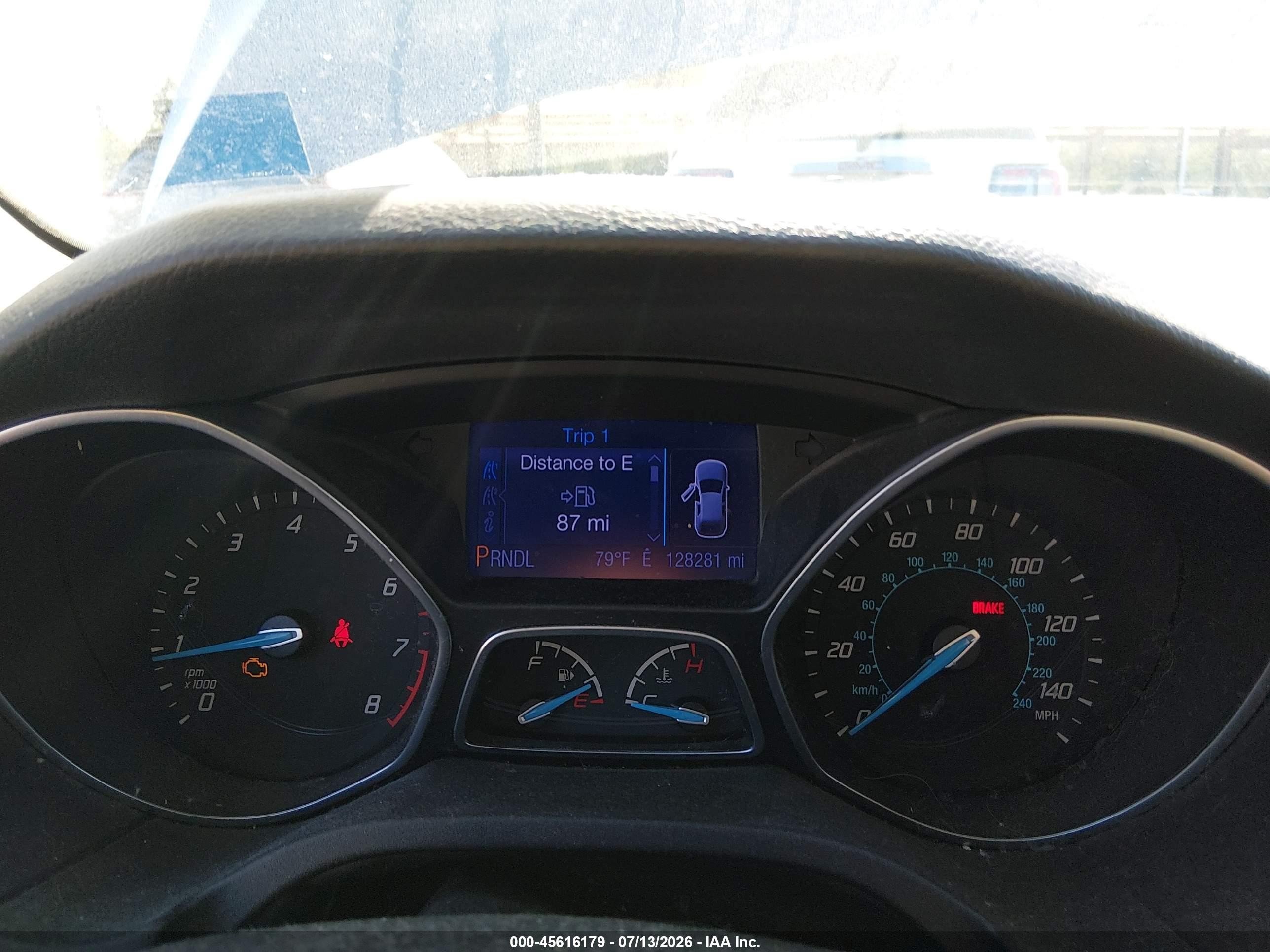 2013 Ford Focus Se Blue vin: 1FADP3F22DL184973